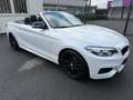 BMW 218 Cabrio 218iA / AUTO / PACK M / CUIR / FULL BOOK Blanc - thumbnail 4
