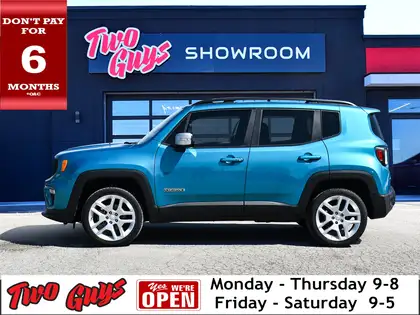 Blue 2021 Jeep Renegade Islander 4WD SUV / Crossover Four-Wheel Drive 9-Speed Automatic