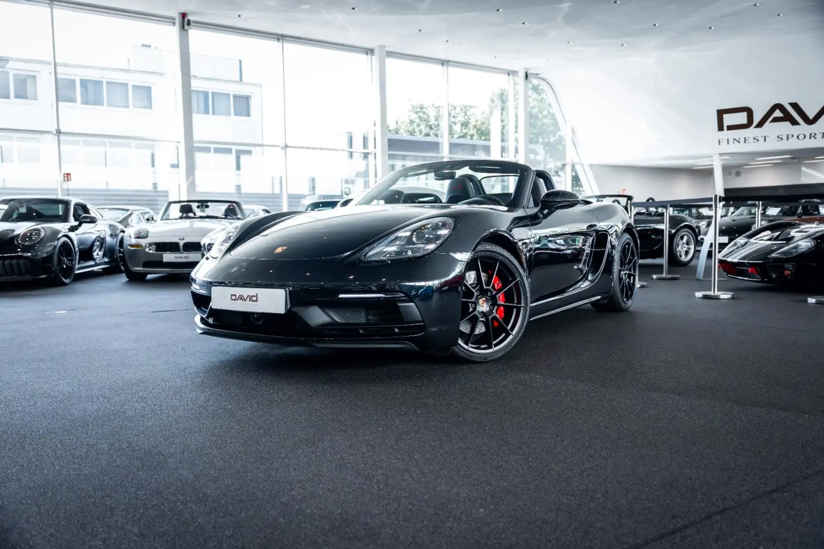 Porsche Boxster 718 GTS*VAT*Approv. 08/2029*Carbon* Schwarz - 1