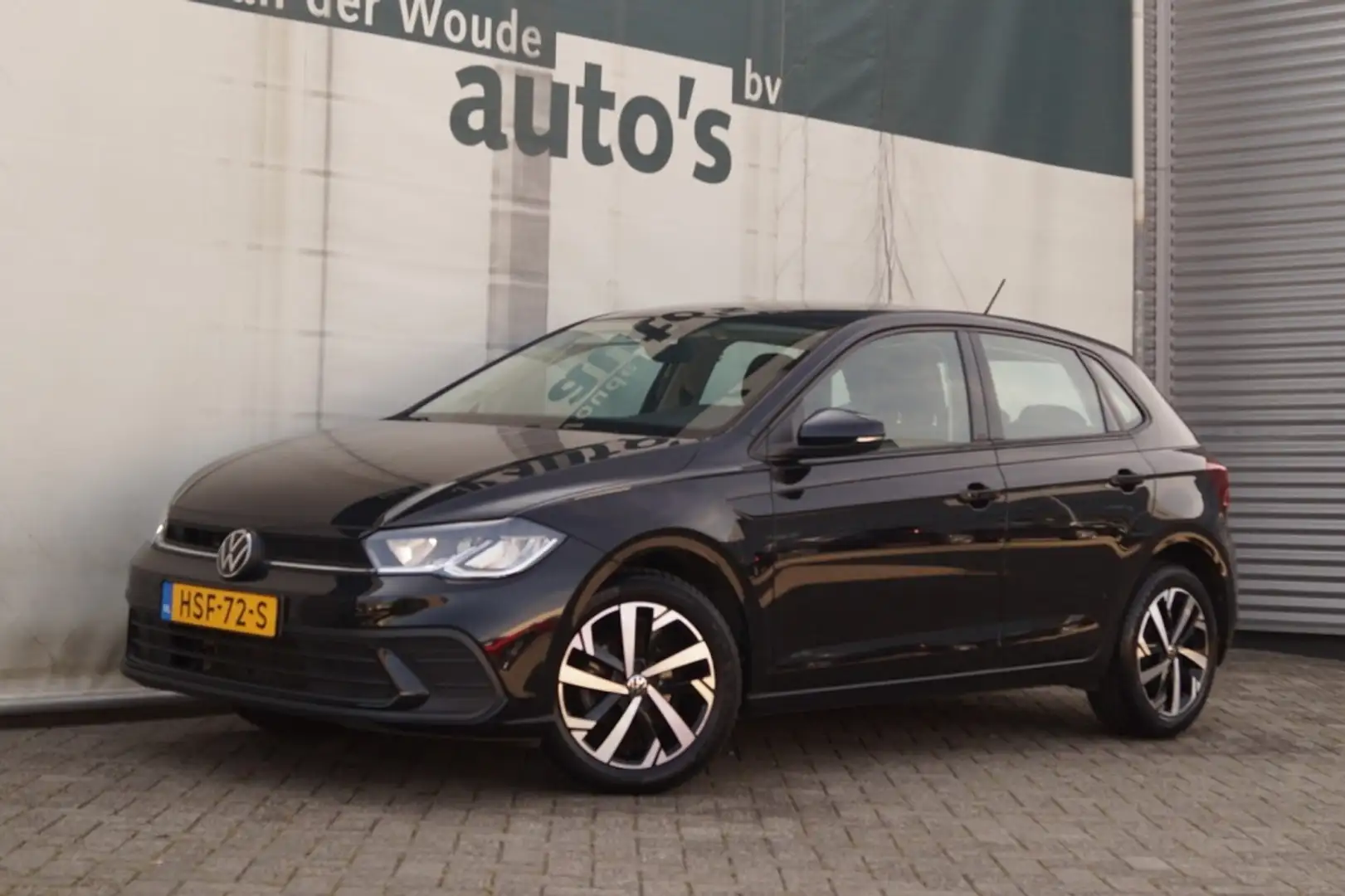 Volkswagen Polo 1.0 TSI DSG Life Business -LED-ECC-NAVI-CAM-PDC- Zwart - 2