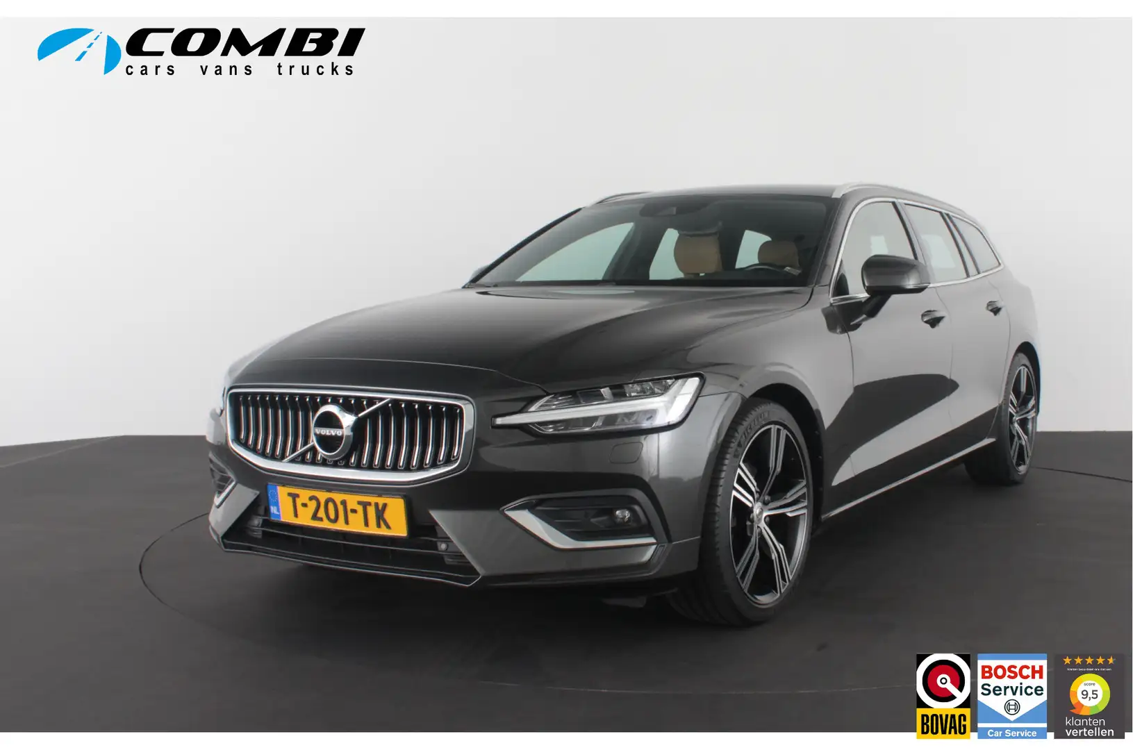 Volvo V60 2.0 T4 Inscription  190pk/Memory/Leer/19inch/PINE Gris - 1