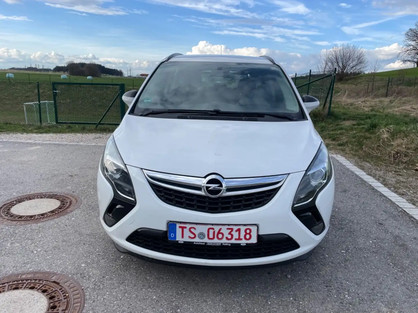 Opel Zafira C Tourer Edition 2.0 TÜV. NEU Білий - 1