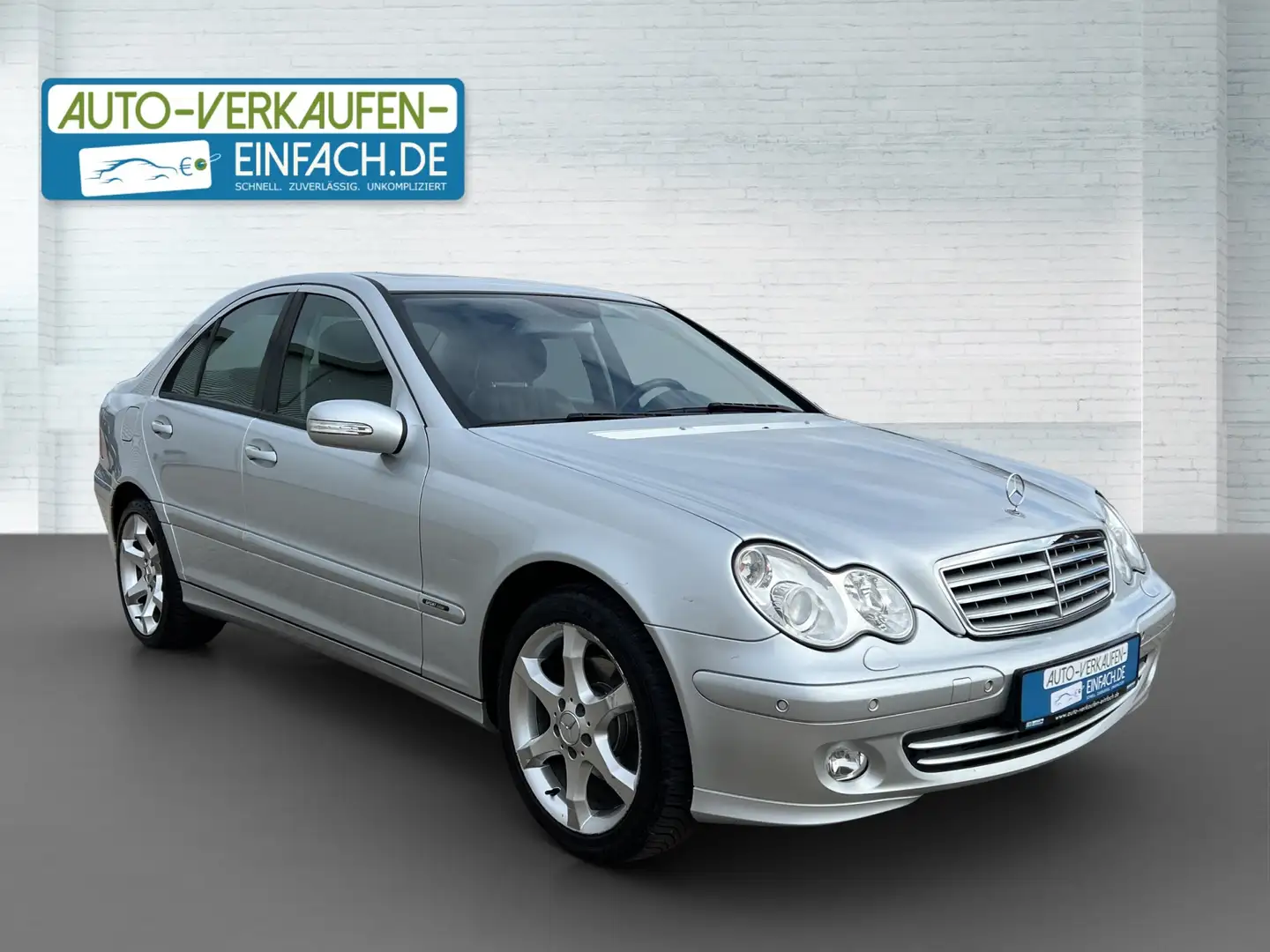 Mercedes-Benz C 200 C 200 Kompressor Sport Edition,S-Heft,TÜV 7/26 Argent - 1