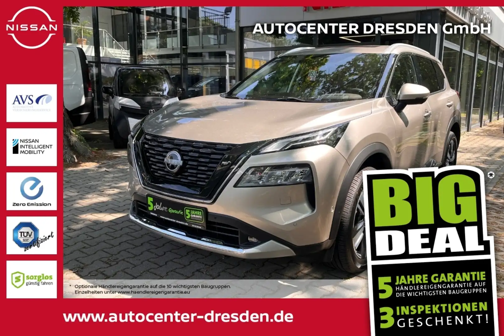 Nissan X-Trail 1.5 VC-T e-Power e-4orce Tekna Navi Kam Argent - 1