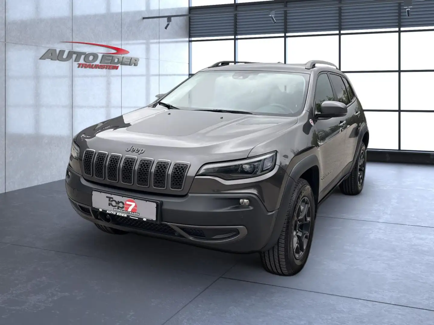 Jeep Cherokee Trailhawk 4WD Bluetooth Navi LED Klima Gris - 2