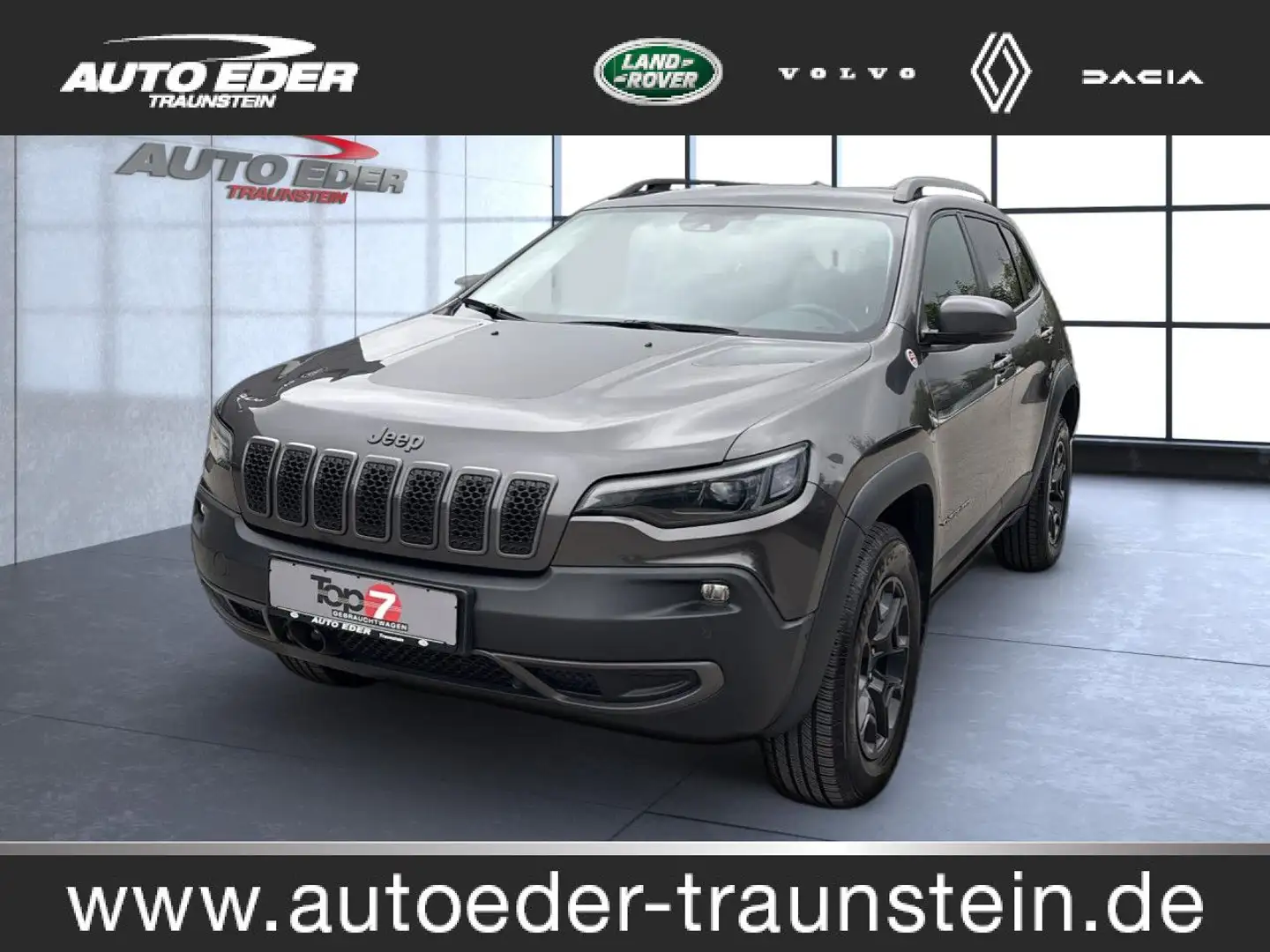 Jeep Cherokee Trailhawk 4WD Bluetooth Navi LED Klima Gris - 1