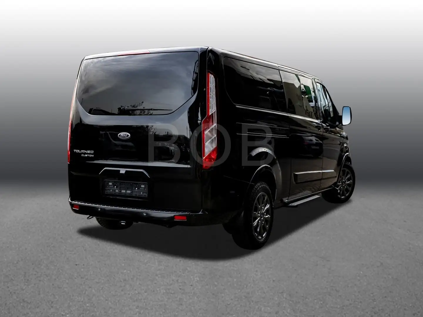 Ford Tourneo Custom Connect Titanium AHK 9-SITZER Zwart - 2