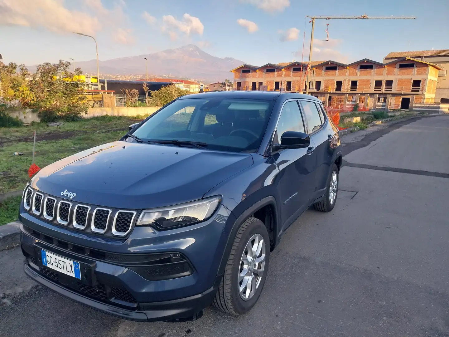 Jeep Compass Compass II 2021 1.3 turbo t4 Longitude 2wd 150cv Modrá - 1