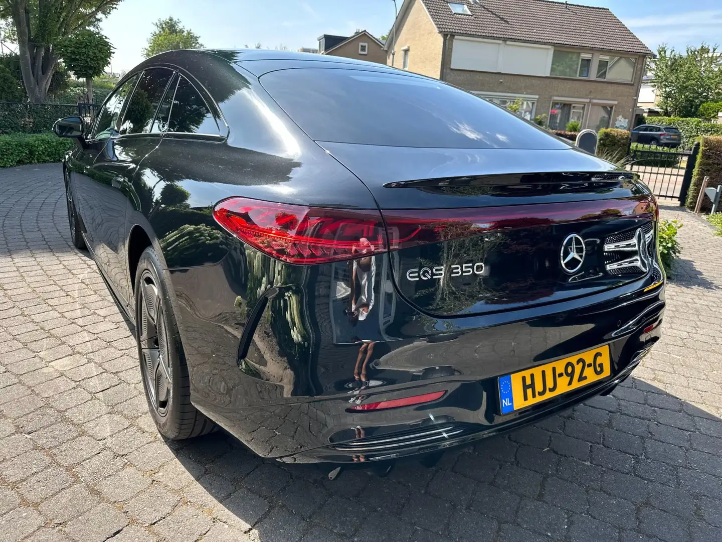 Mercedes-Benz EQS 350 AMG Line 90 kWh, BTW, 1e Eigenaar Noir - 2