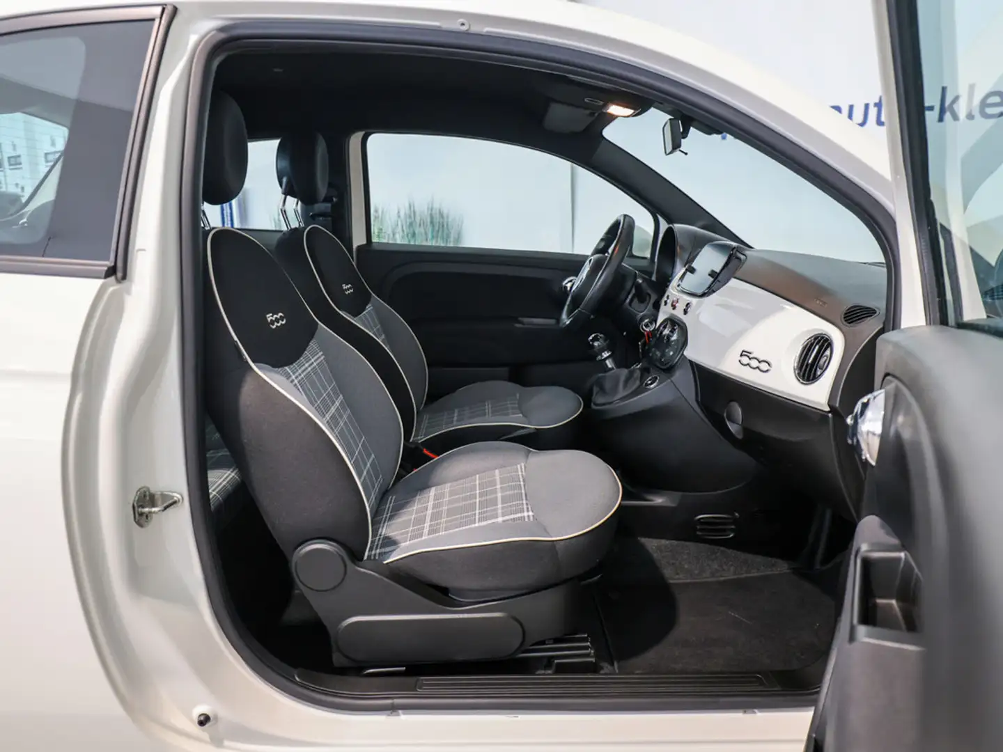 Fiat 500 1.0 Lounge Mild Hybrid+PDC+NAVI+BT+GJ Weiß - 2