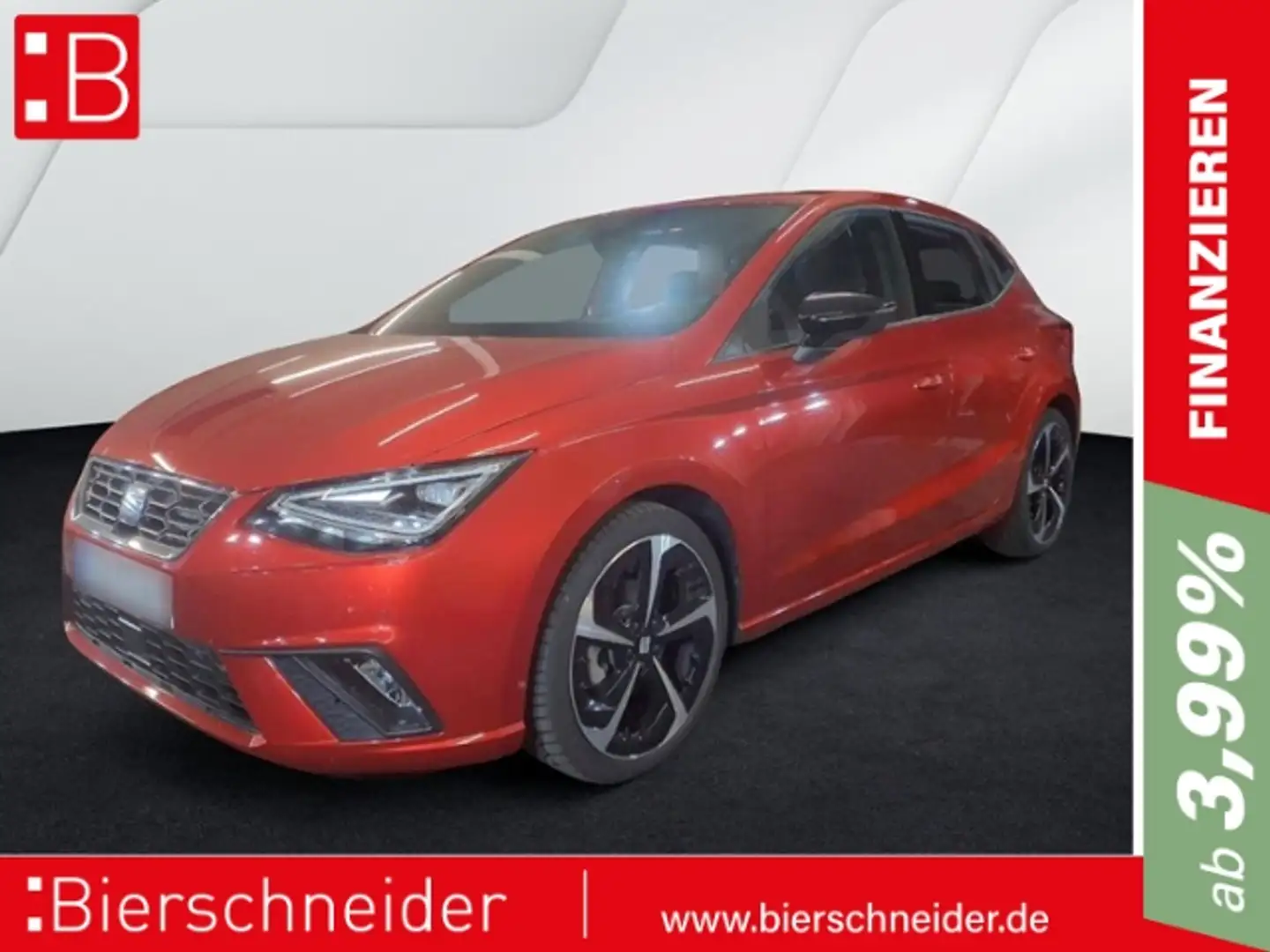 SEAT Ibiza 1.0 TSI DSG FR AB 245EUR NAVI 18 REAR VIEW ACC Rot - 1