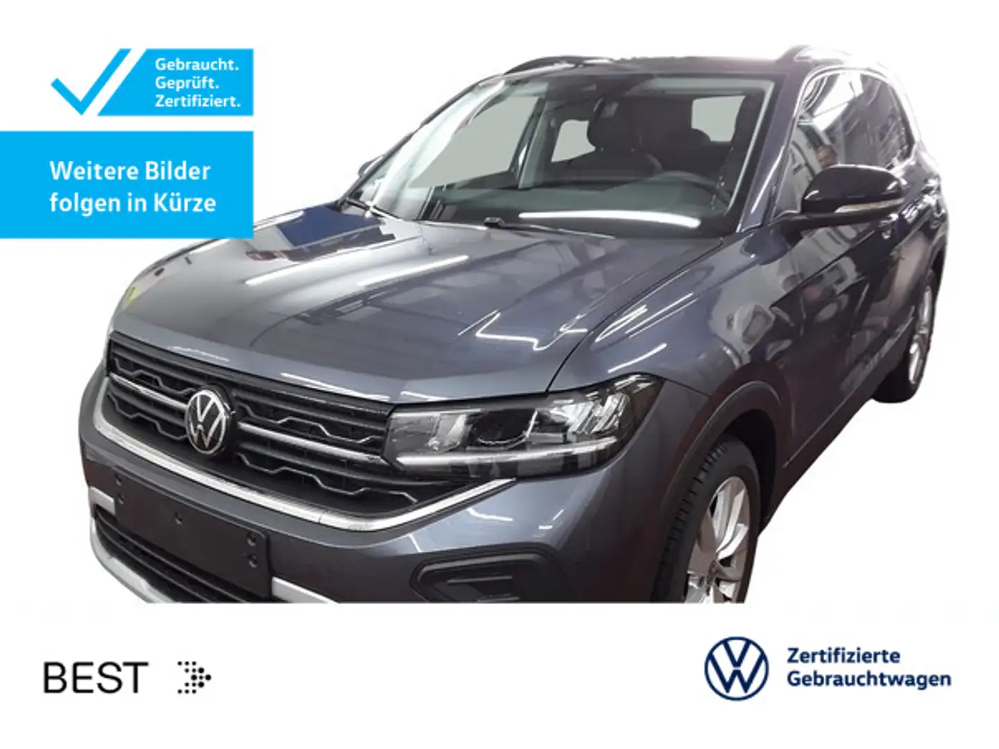 Volkswagen T-Cross 1.0 TSI DSG GOAL*LED*NAVI*KLIMA*PDC*SHZ Gris - 1
