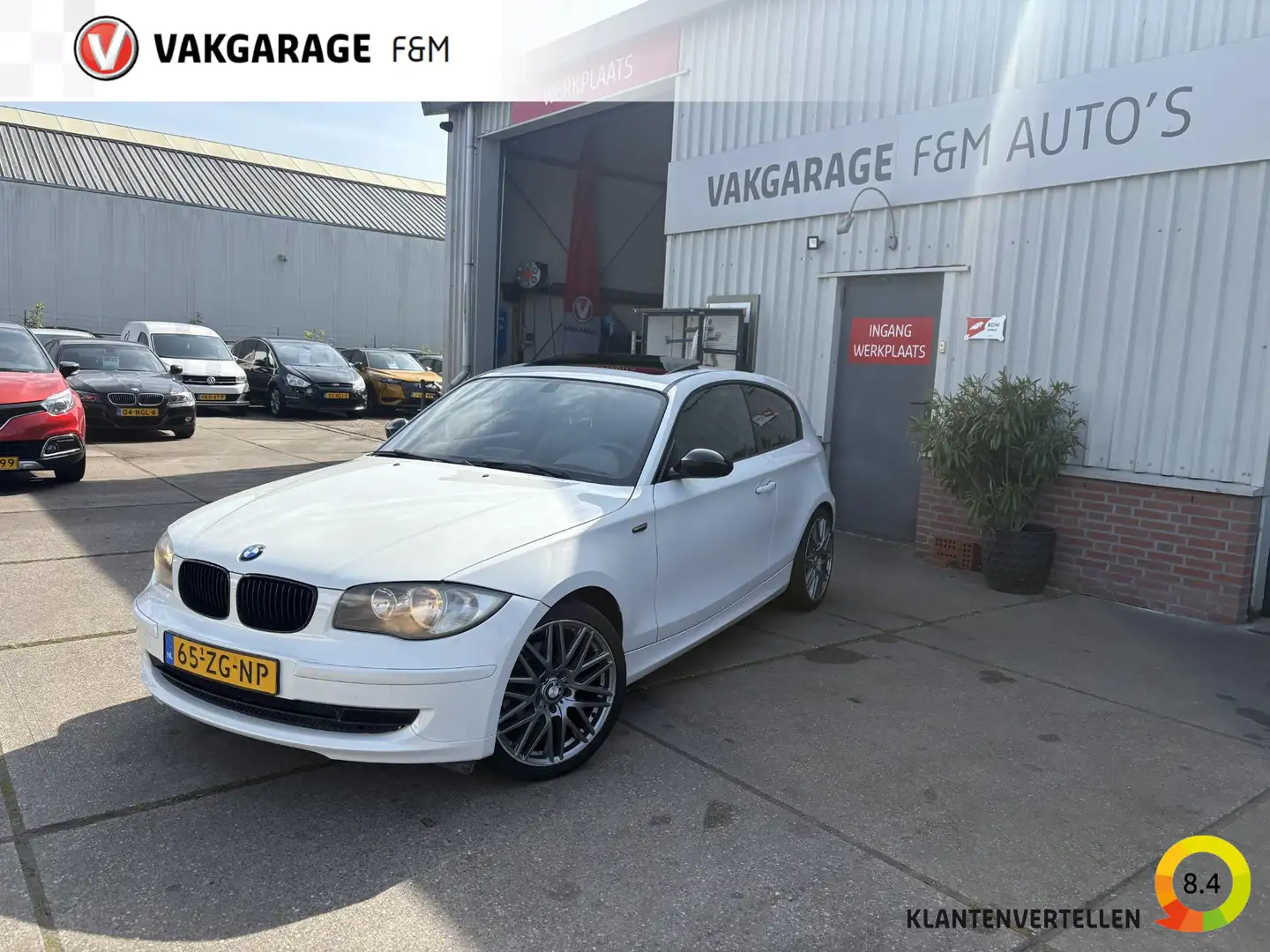 BMW 118 1-serie 118i Executive Blanc - 1