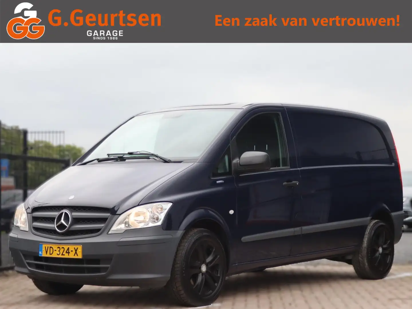 Mercedes-Benz Vito 113 CDI L1 Standaard Achterklep, Automaat, Airco, Blauw - 1