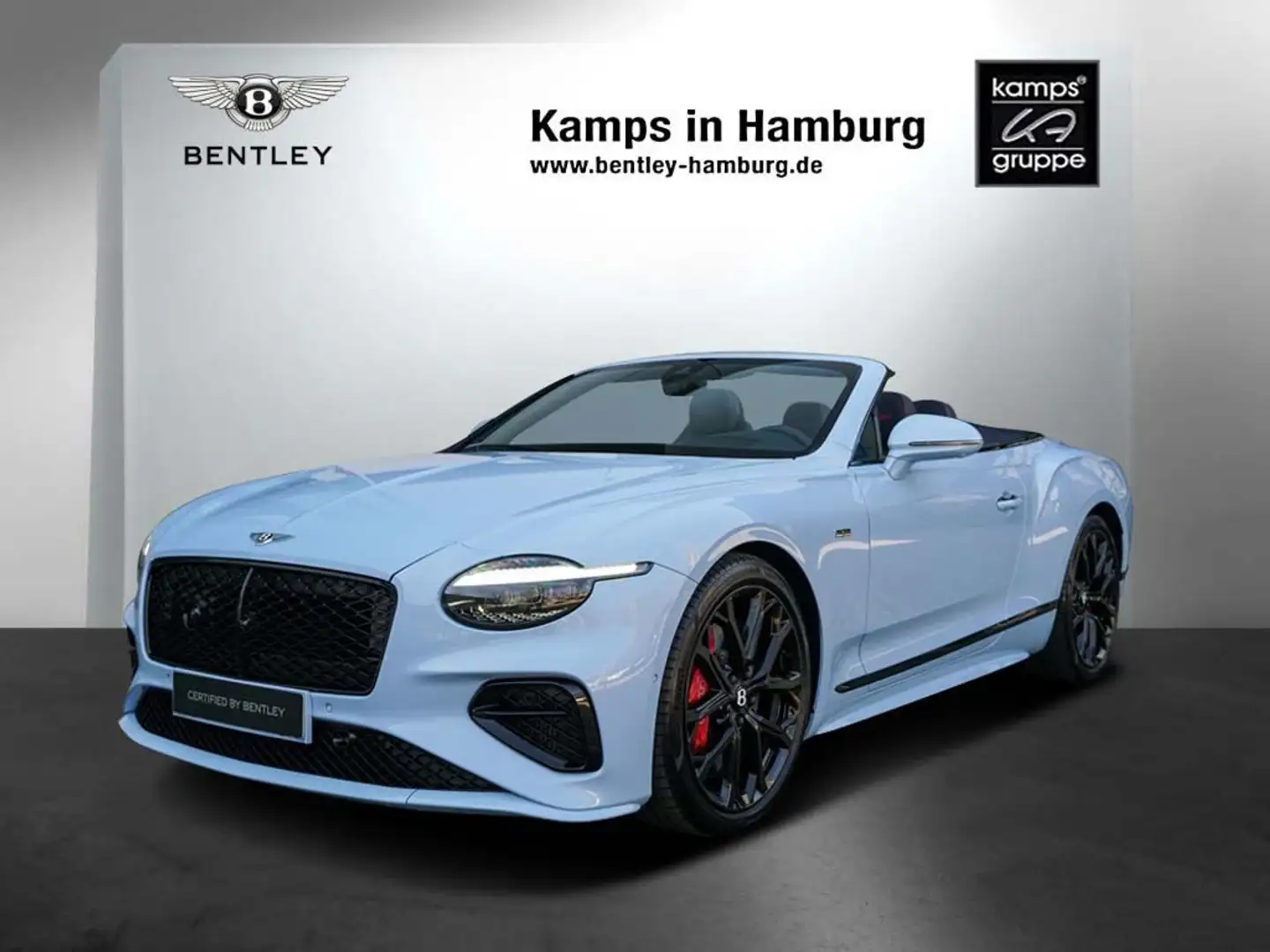 Bentley Continental GTC Speed 1Ed. *782 PS*V8Hybrid Blau - 1