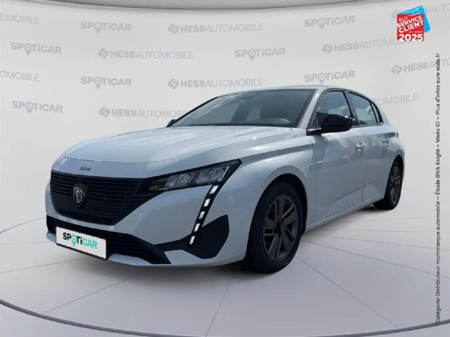 Peugeot 308 1.2 PureTech 130ch S/S Active Pack EAT8 Radar Ar G Blanc - 1