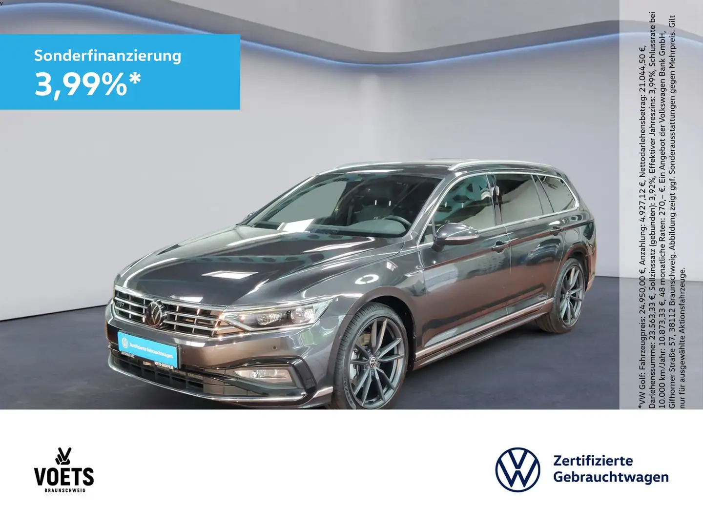 Volkswagen Passat Variant Elegance 2.0 TDI DSG MATRIX-LED+App-Connect+STA... Grau - 1