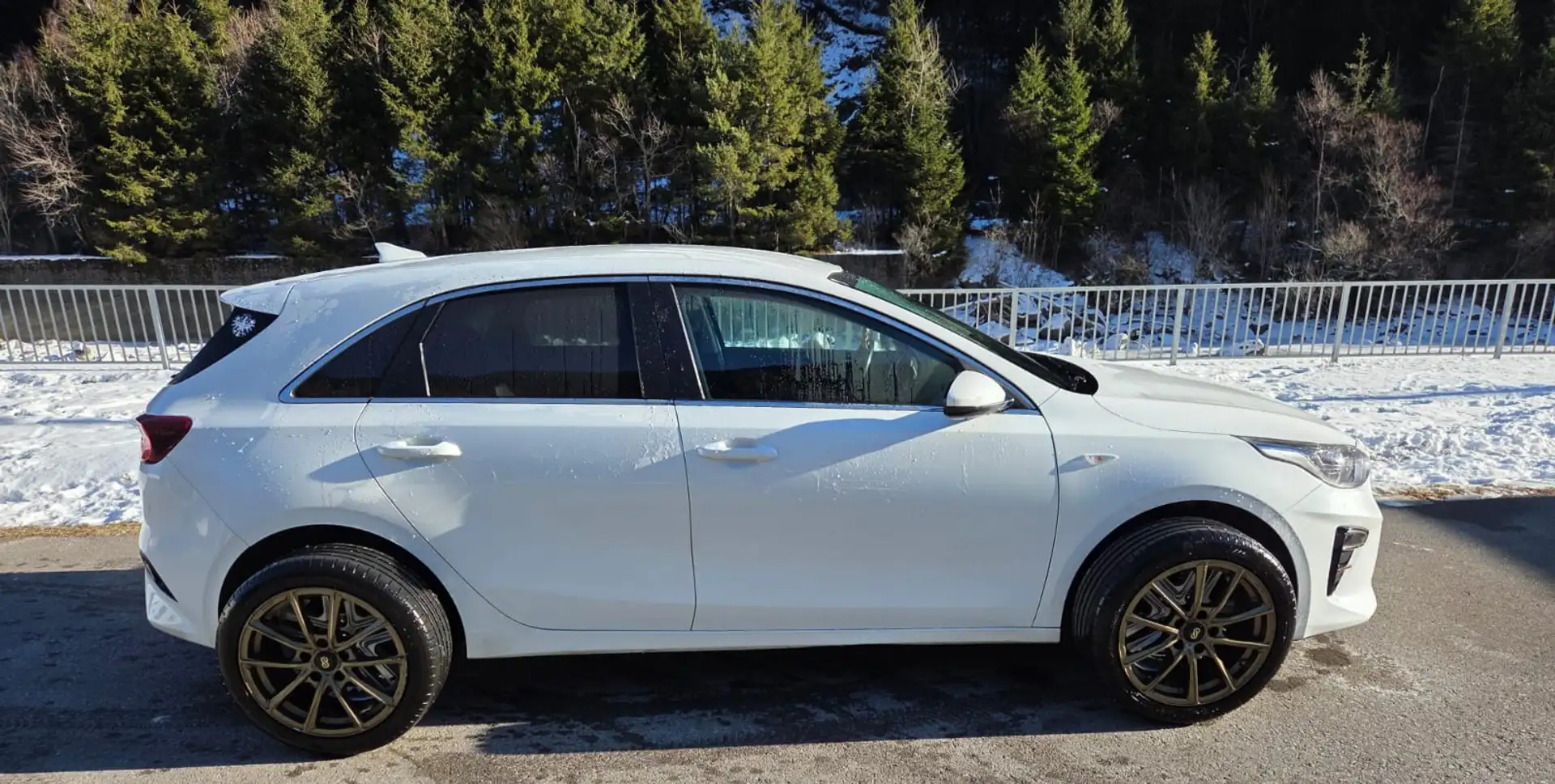 Kia Ceed / cee'd ceed 1,4 TGDI Silber Silber Weiß - 2