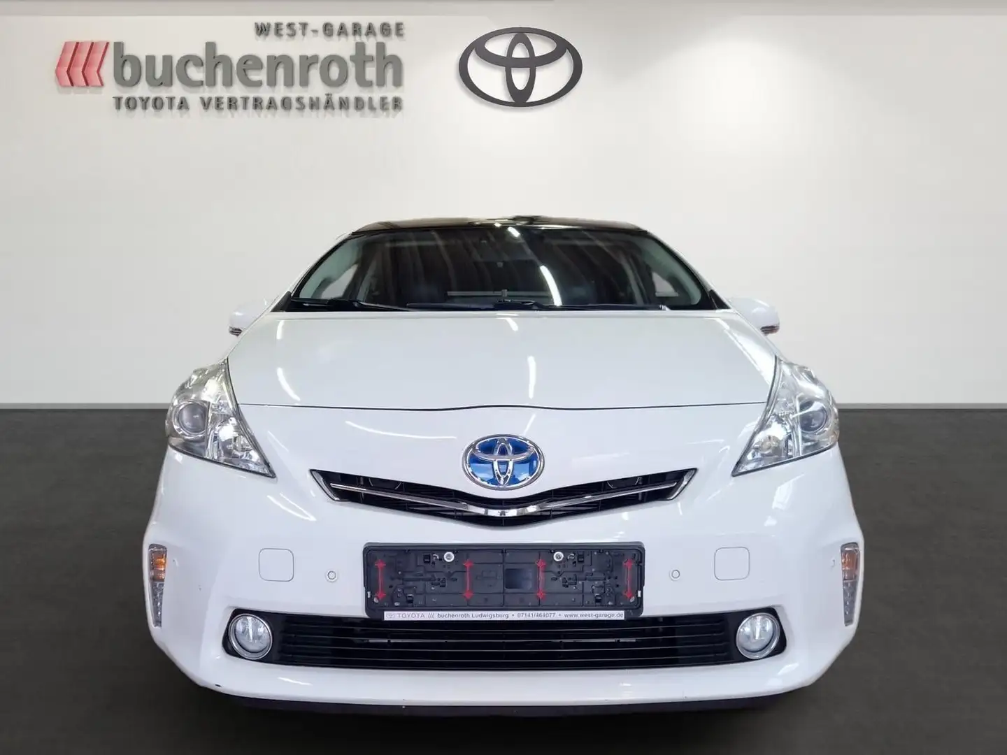 Toyota Prius+ 7-Sitzer+Leder+Pano+Winterräder Blanco - 2