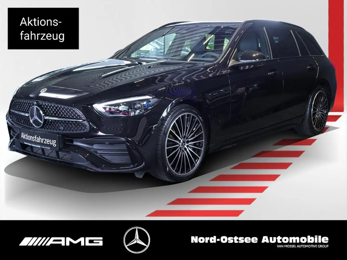 Mercedes-Benz C 200 T AMG NIGHT PANO AHK DISTRON DIGITAL_LIGHT Schwarz - 1