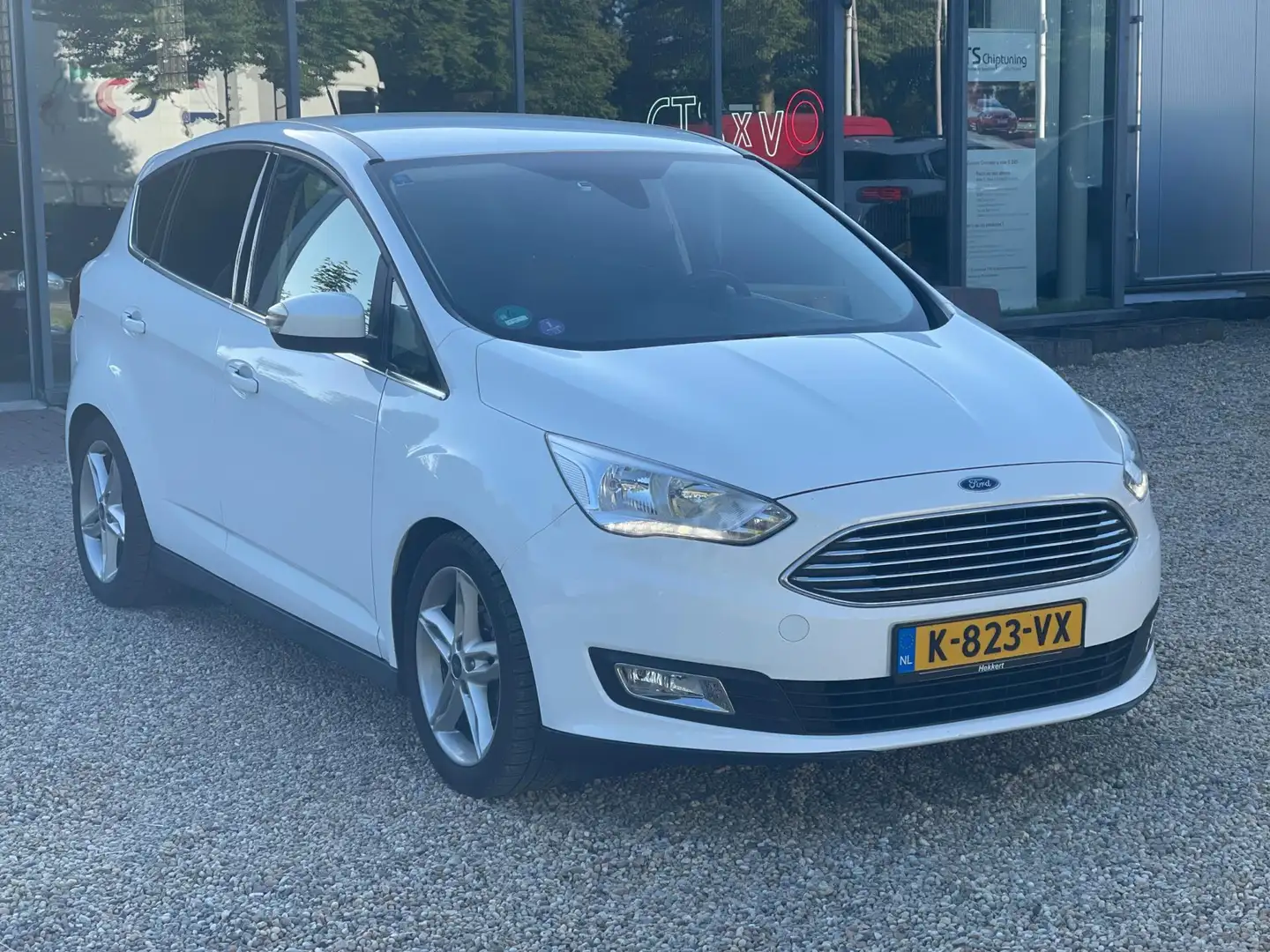 Ford C-Max 1.0 Titanium|NAVI|PDC|CRUISE|TREKHAAK Blanc - 2