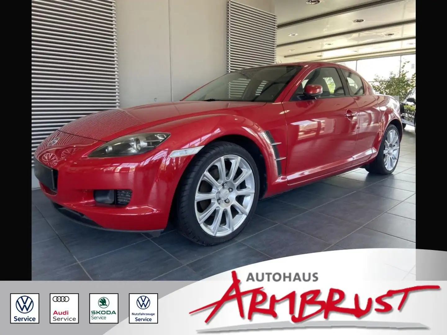 Mazda RX-8 RX8 141 KW Coupé Klima el. Fenster Rot - 1