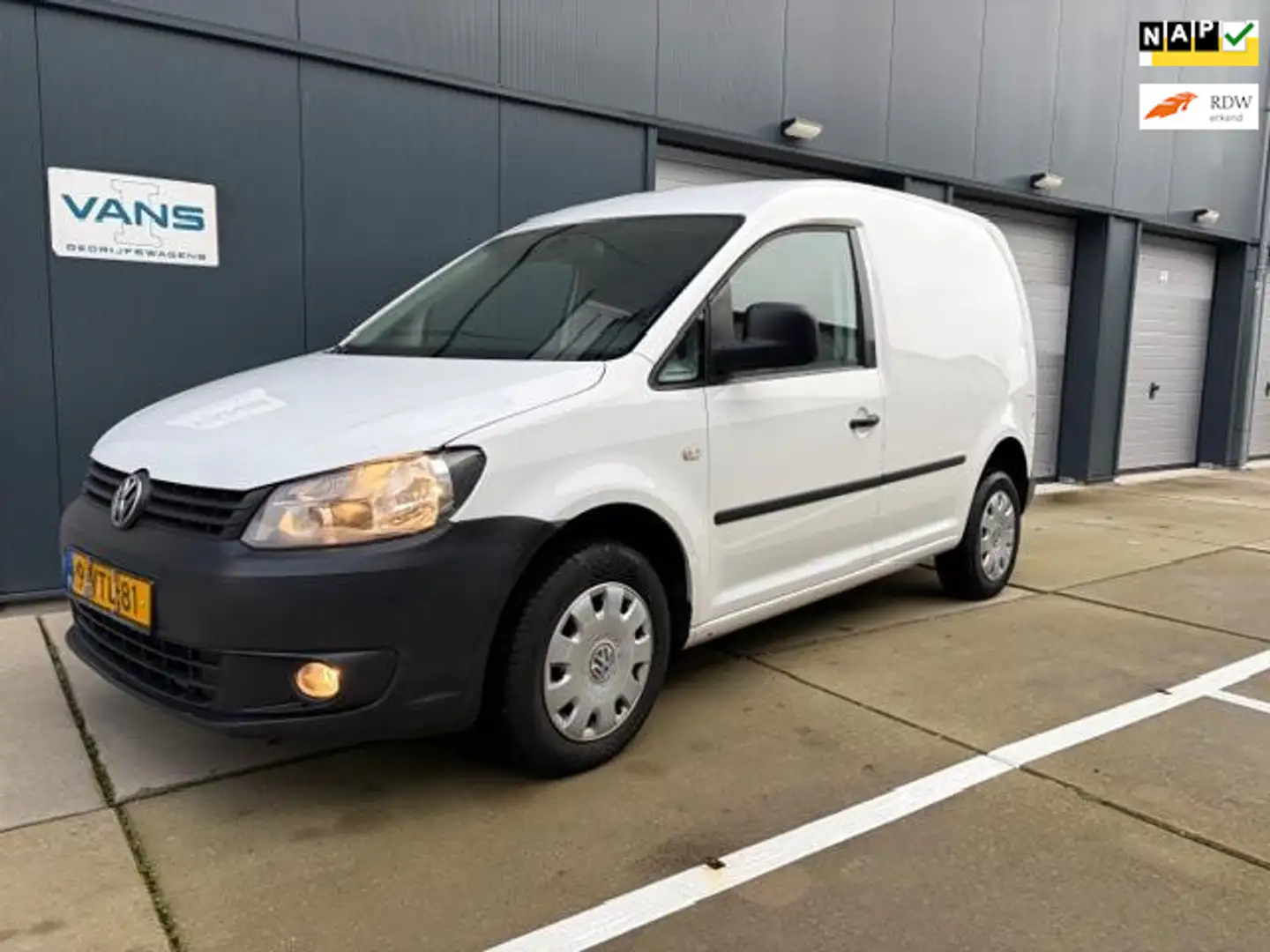 Volkswagen Caddy 1.6 TDI Comfortline met Airco en Trekhaak Wit - 1