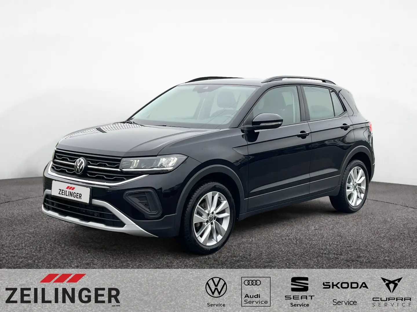 Volkswagen T-Cross Life TSI DSG|ACC|SITZHEIZUNG|17"|CLIMATR Schwarz - 1