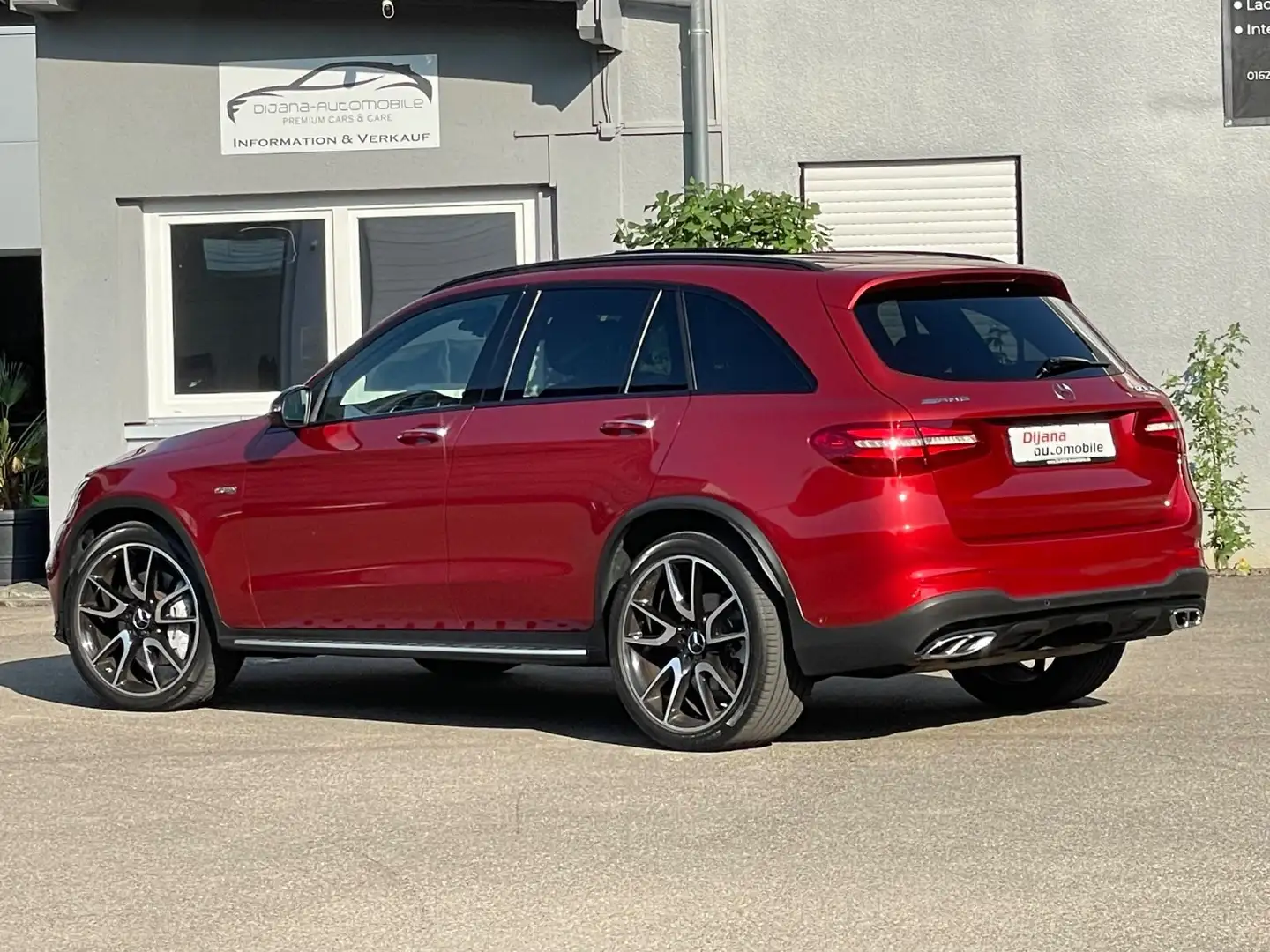 Mercedes-Benz GLC 43 AMG Carbon Pano Burmester AHK 21Zoll TOP! Rot - 2