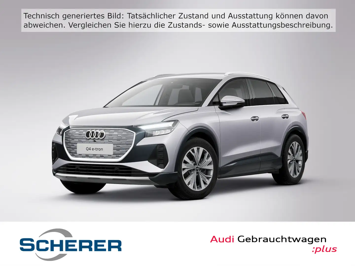 Audi Q4 e-tron e-tron 45 LED NAVI+ EPH+ AHK GRA SHZ Silber - 1