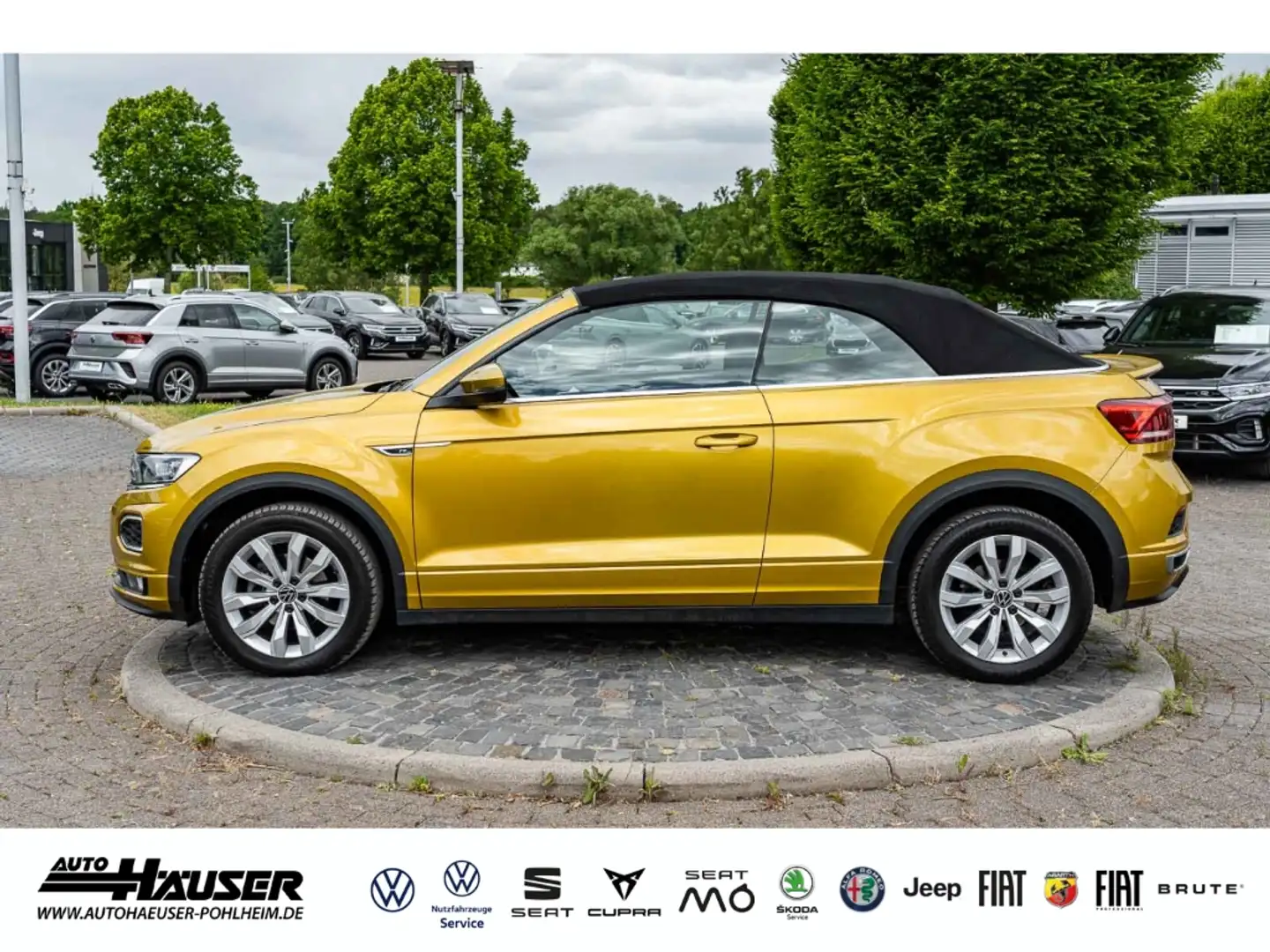 Volkswagen T-Roc Cabriolet R-Line 1.5 TSI DSG NAVI ACC LED PDC APP- Žlutá - 2