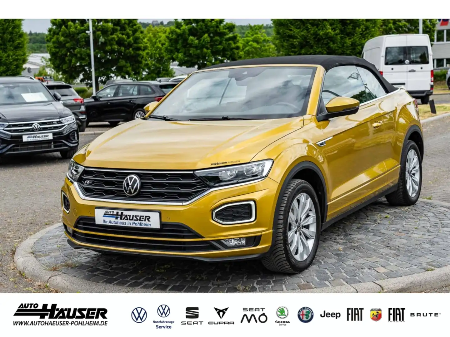 Volkswagen T-Roc Cabriolet R-Line 1.5 TSI DSG NAVI ACC LED PDC APP- Žlutá - 1