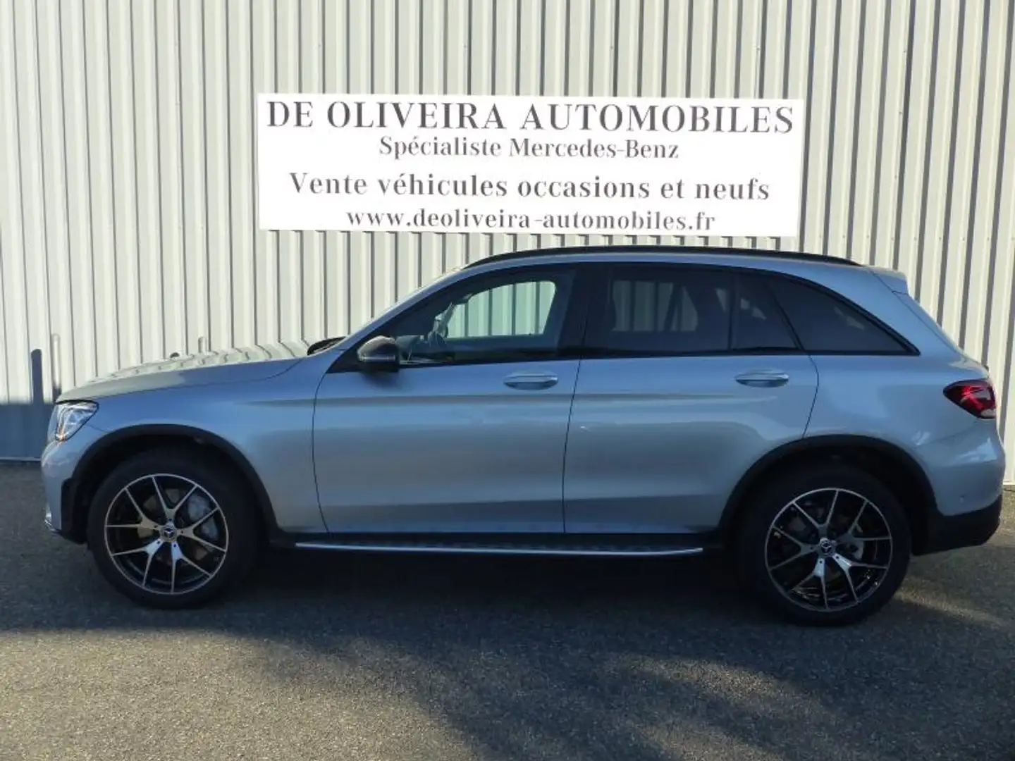 Mercedes-Benz GLC 300 300 de 194+122ch AMG Line 4Matic 9G-Tronic (TVA) Argent - 2