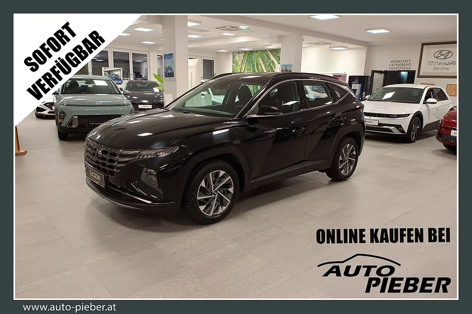 Hyundai TUCSON Tucson 1,6 T-GDI 2WD Smart Line *LED* *18 Zoll* Schwarz - 1
