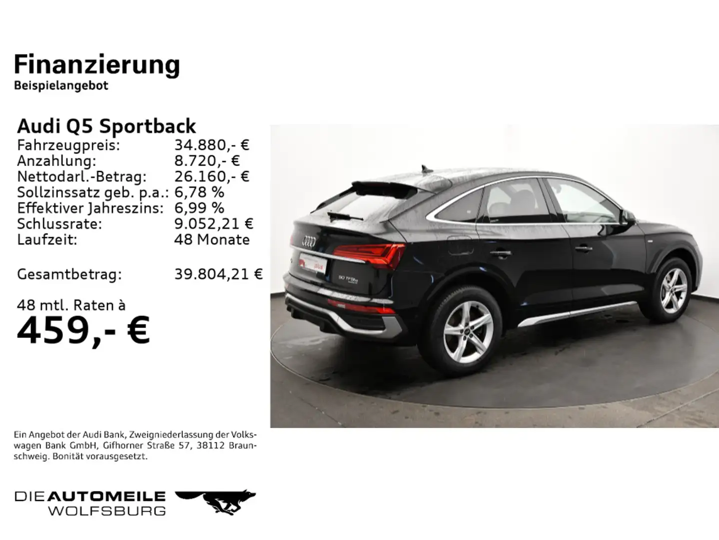 Audi Q5 50 TFSI S-tronic quattro AHK/ACC/Ei Noir - 2