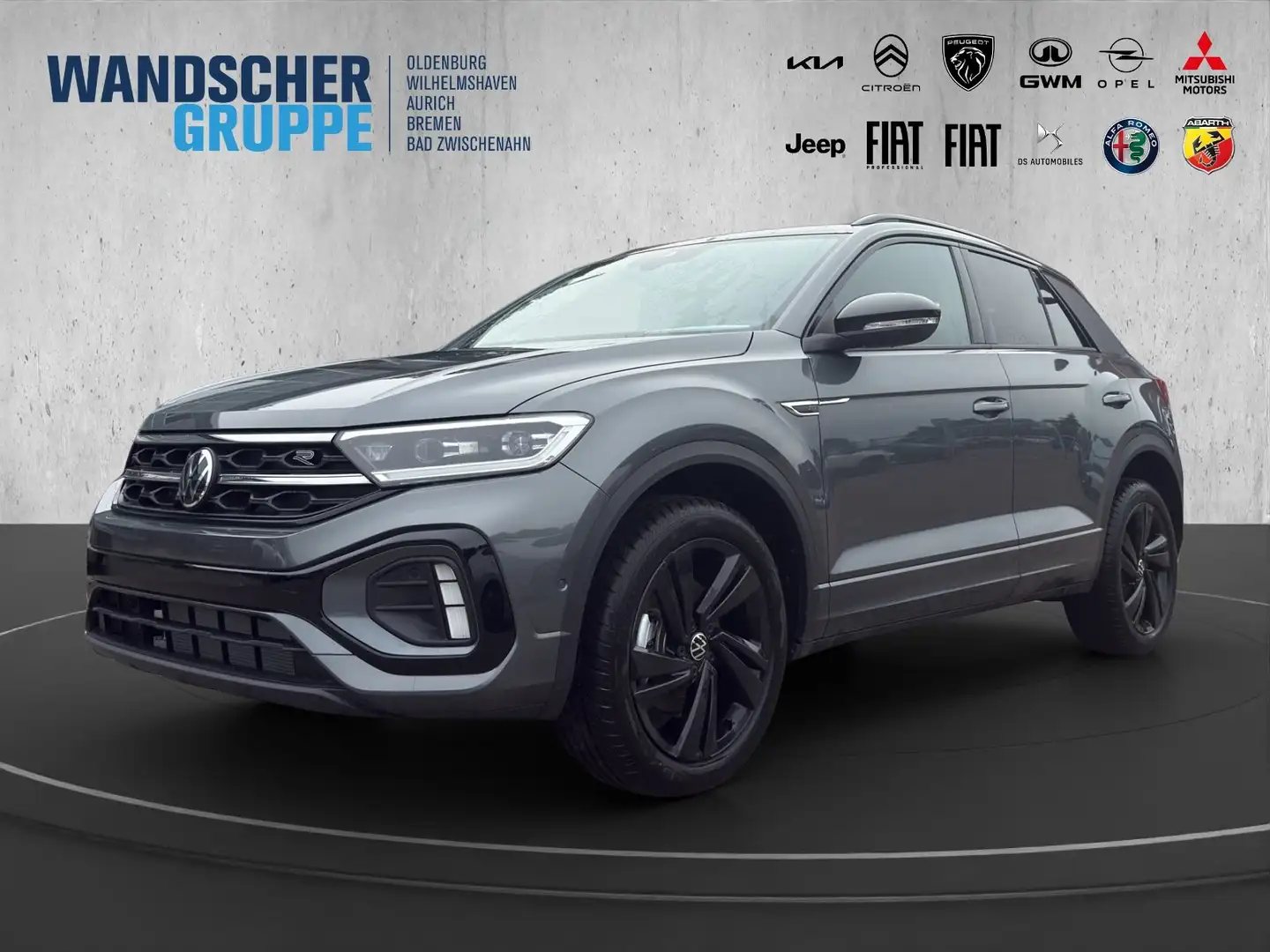 Volkswagen T-Roc 2.0 TDI R-Line *NAVI*LED*KAMERA*SHZ* Grau - 1