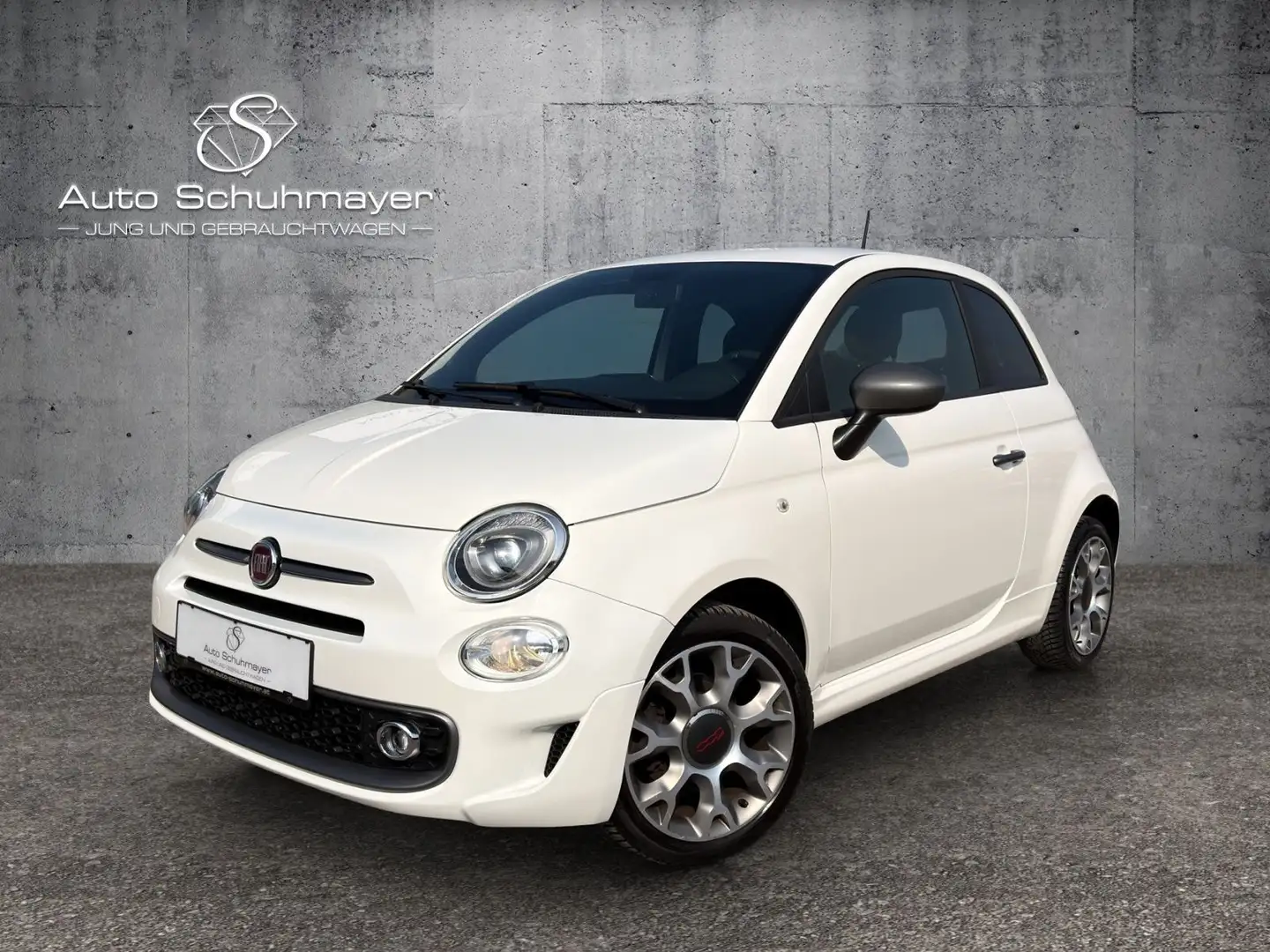 Fiat 500 1,2 S Weiß - 1