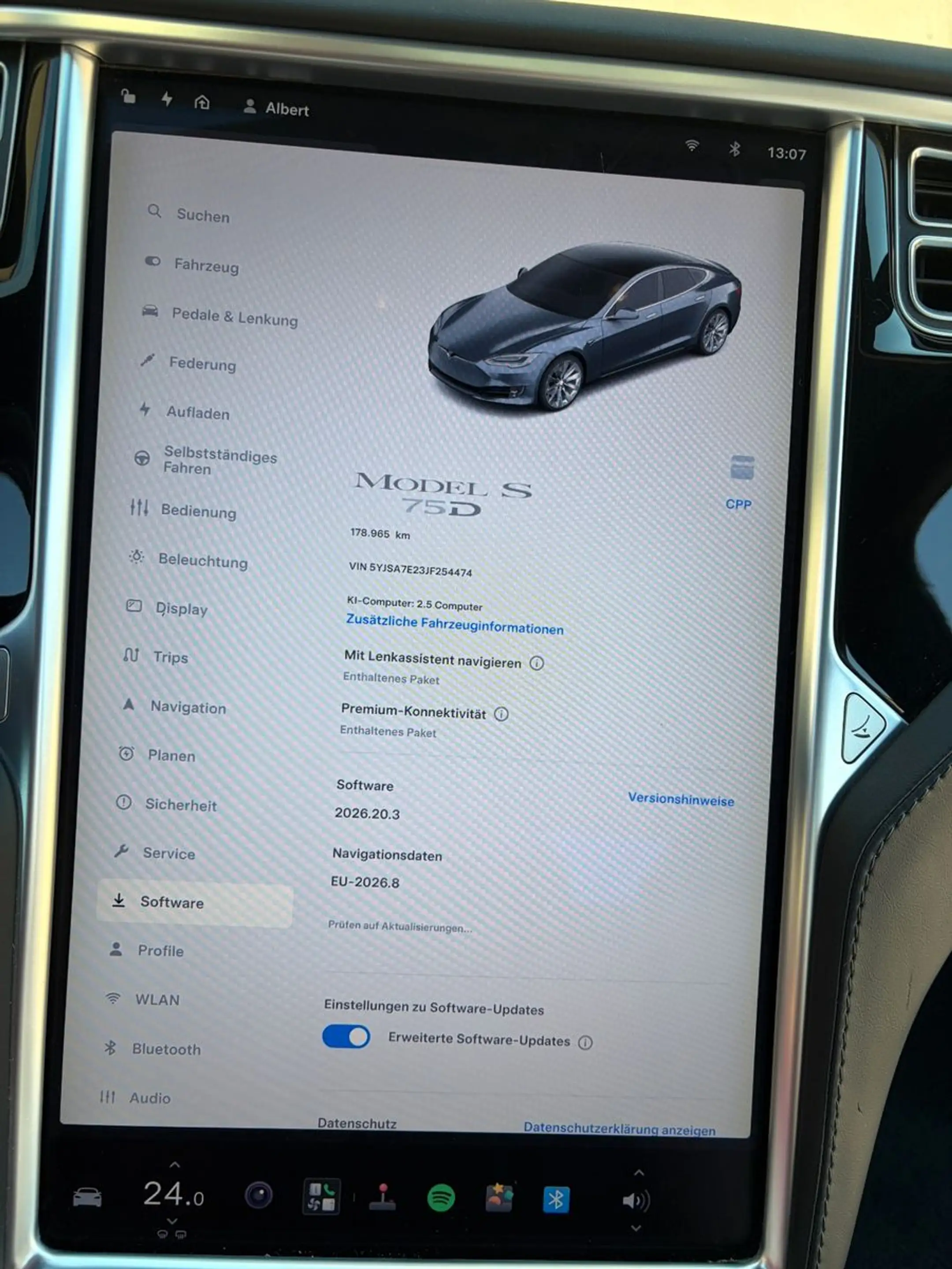Tesla Model S Dual Motor 75 Enhanced AP, MCU2, CCS — photo 12