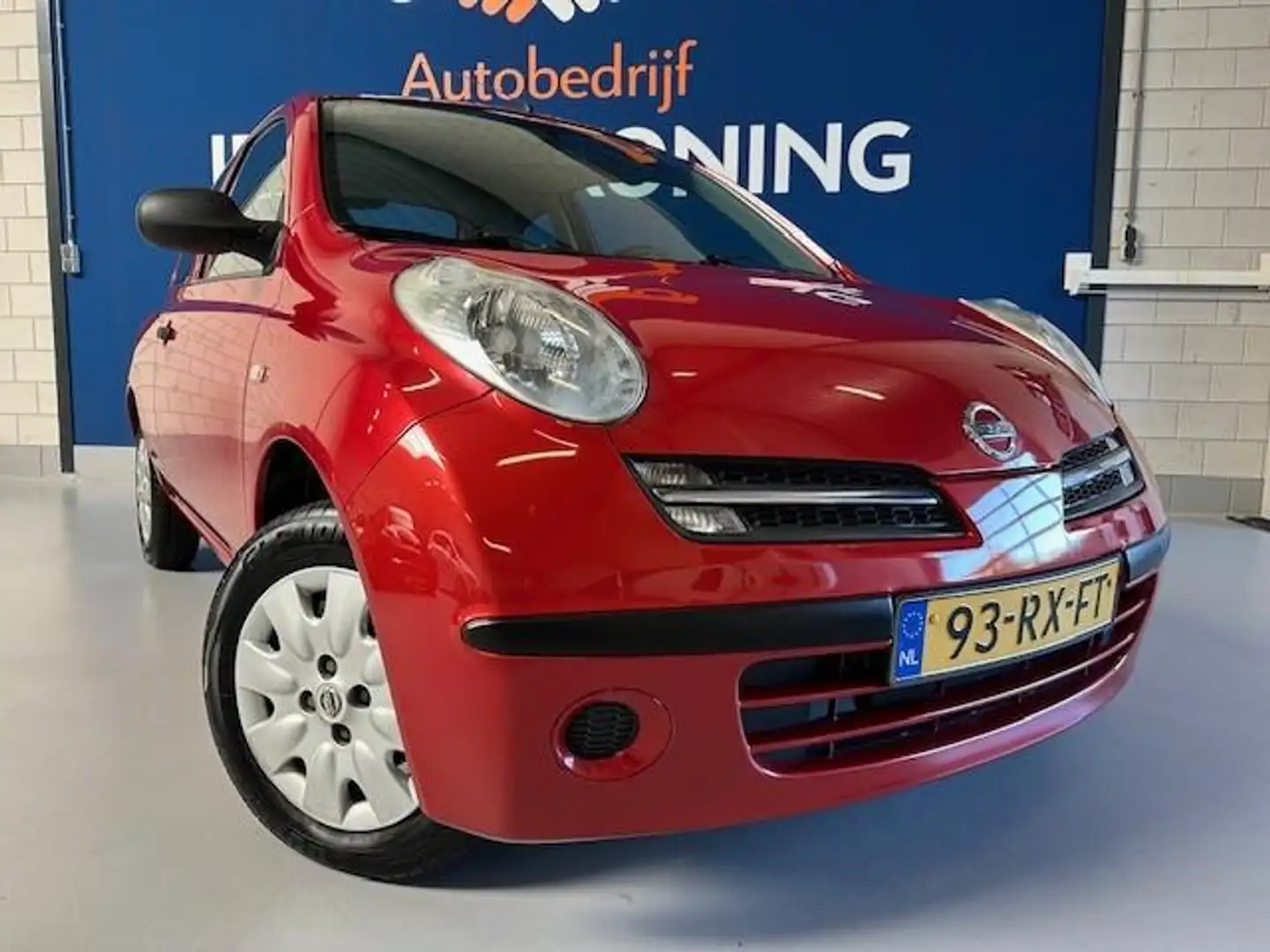 Nissan Micra 1.2 Pure,bj.2005,kleur:rood,NAP met 141558 km.en A Rood - 2