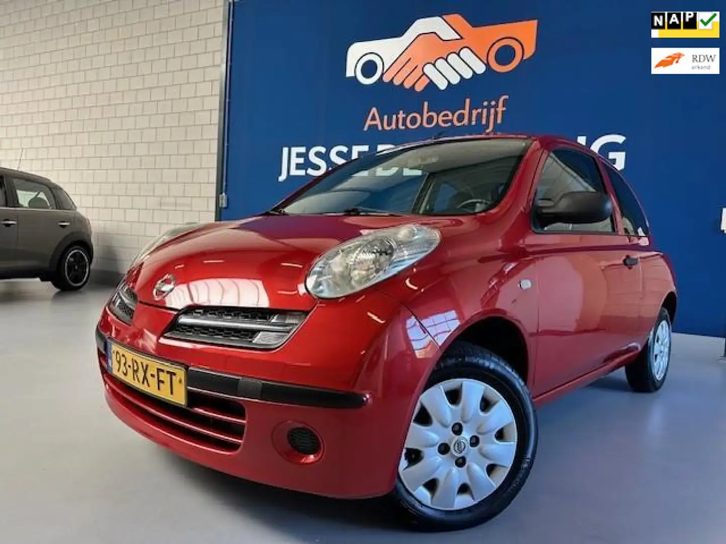 Nissan Micra 1.2 Pure,bj.2005,kleur:rood,NAP met 141558 km.en A Rood - 1