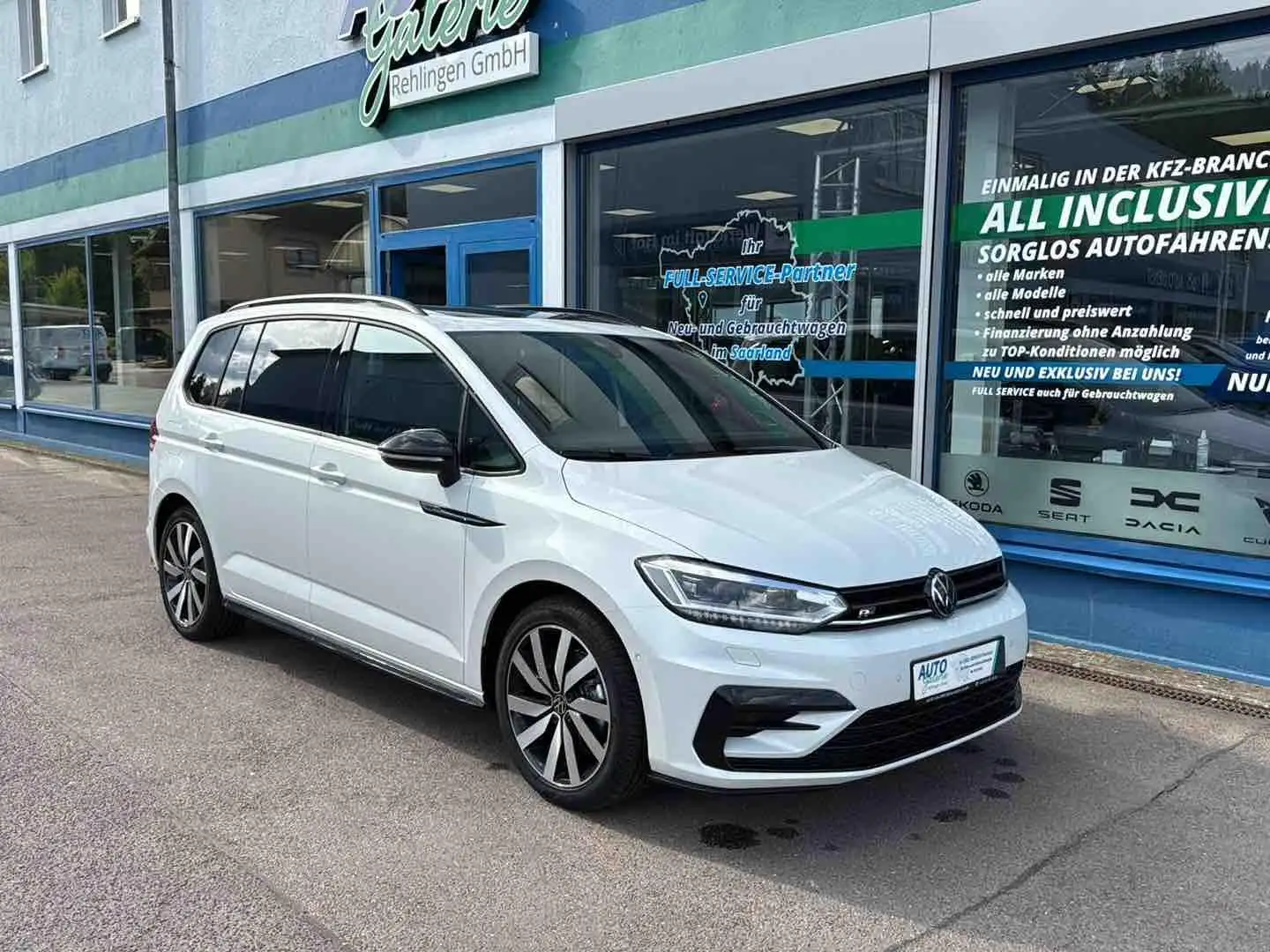 Volkswagen Touran 1.5 16V TSI ACT Highline, R-line, Blanc - 2