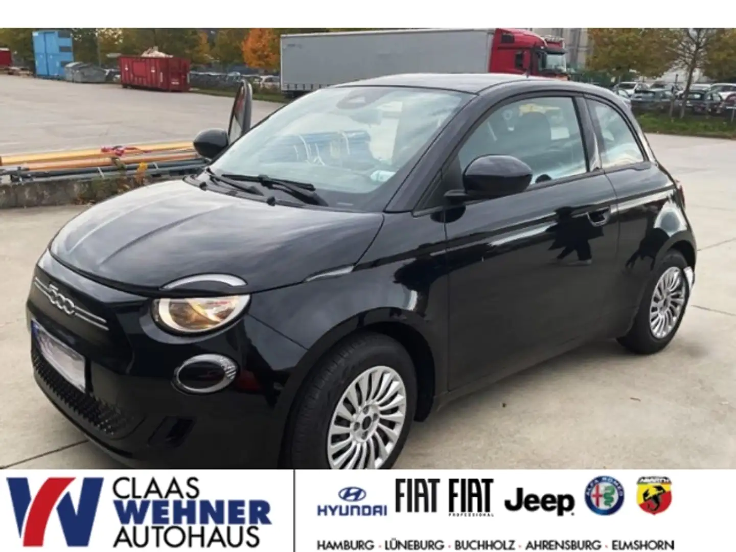 Fiat 500e Neuer e Action Automatik Komfort,-Radio,- Winter-P Schwarz - 1