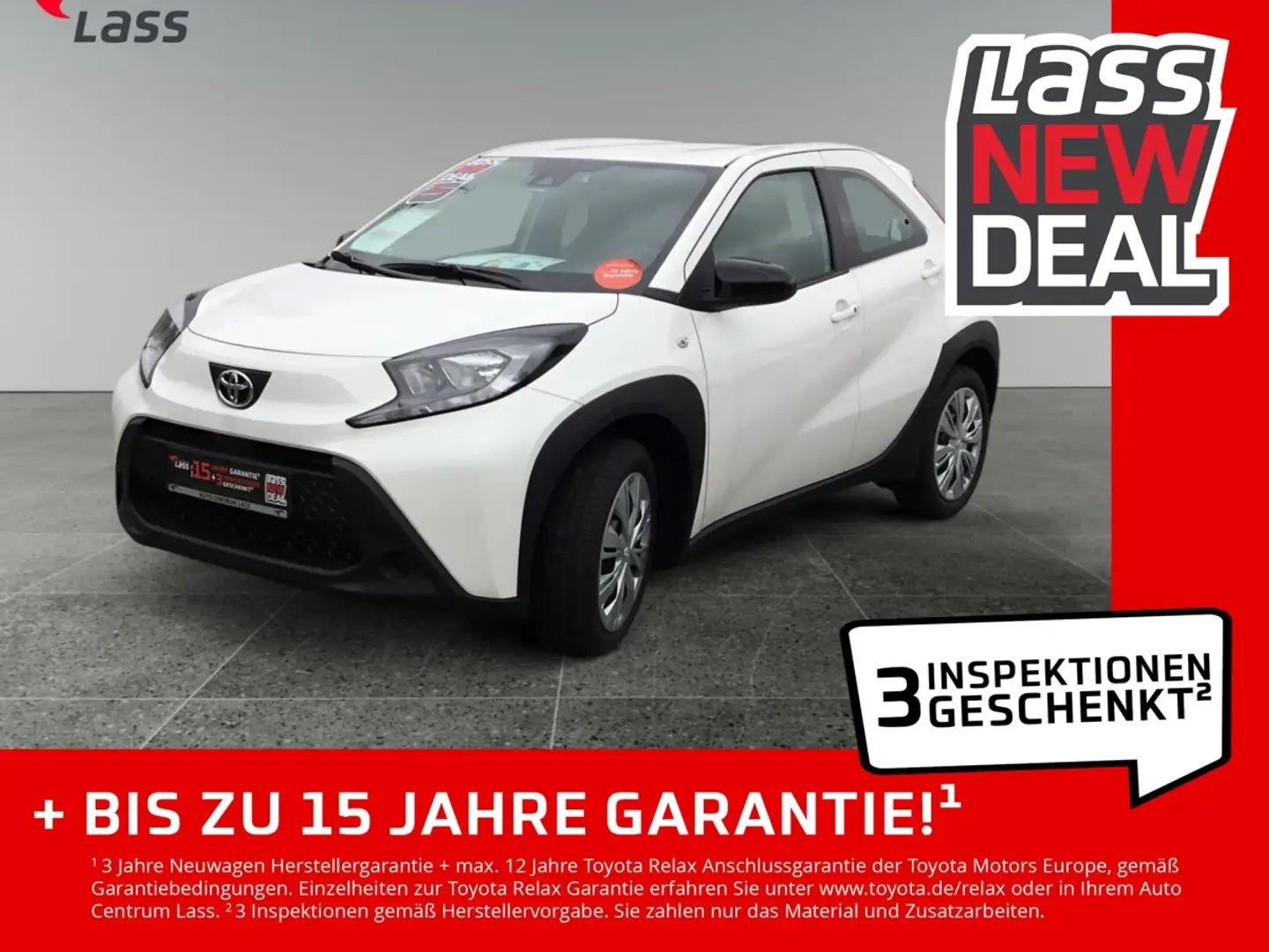 Toyota Aygo X 1.0 l Play CVT TZ 1,99% Finanzierung Weiß - 1