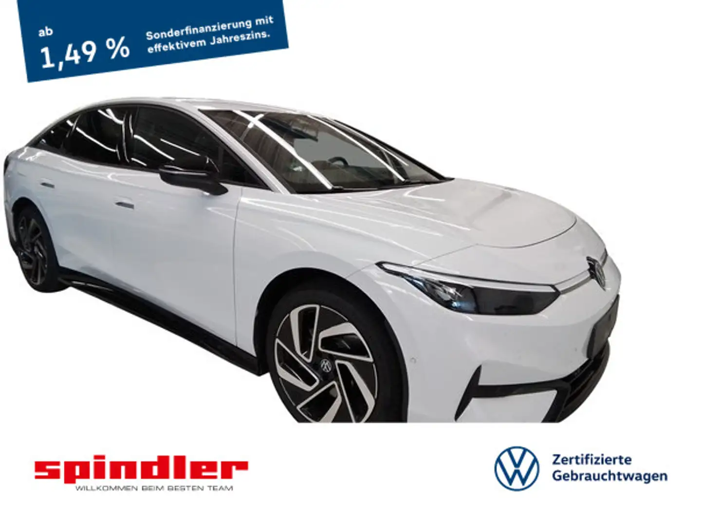 Volkswagen ID.7 Pro / AR-HuD, Navi, Matrix, 360°, AHK, SHZ Weiß - 1