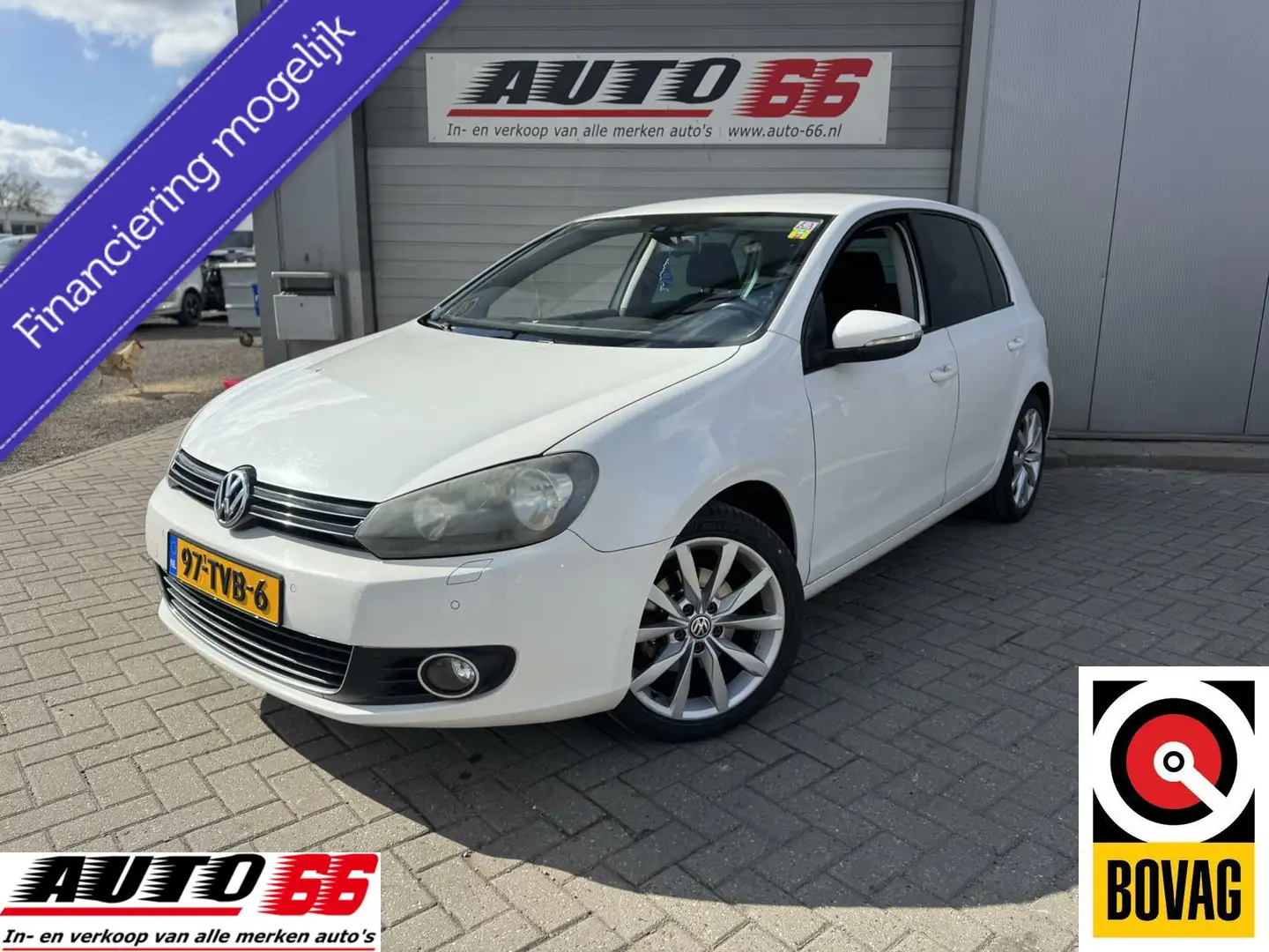 Volkswagen Golf 1.2 TSI Highline BlueMotion Airco 5 drs Wit - 1