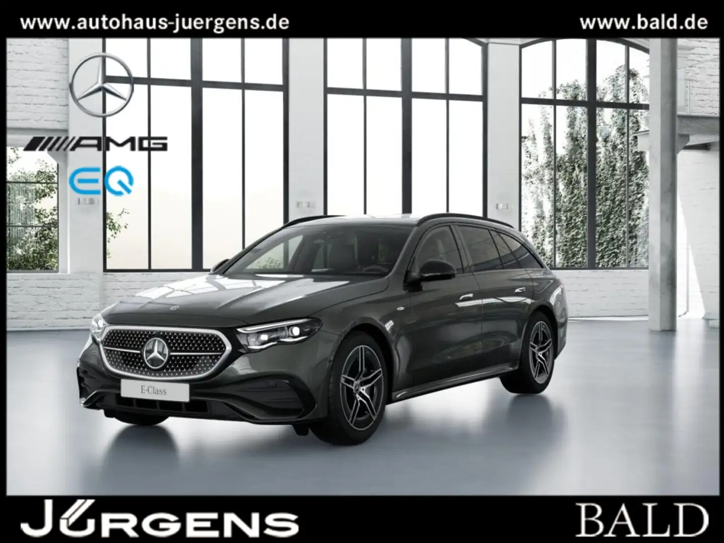 Mercedes-Benz E 300 de 4M T AMG-Sport/Pano/AHK/Night/Distr/19" Grau - 1