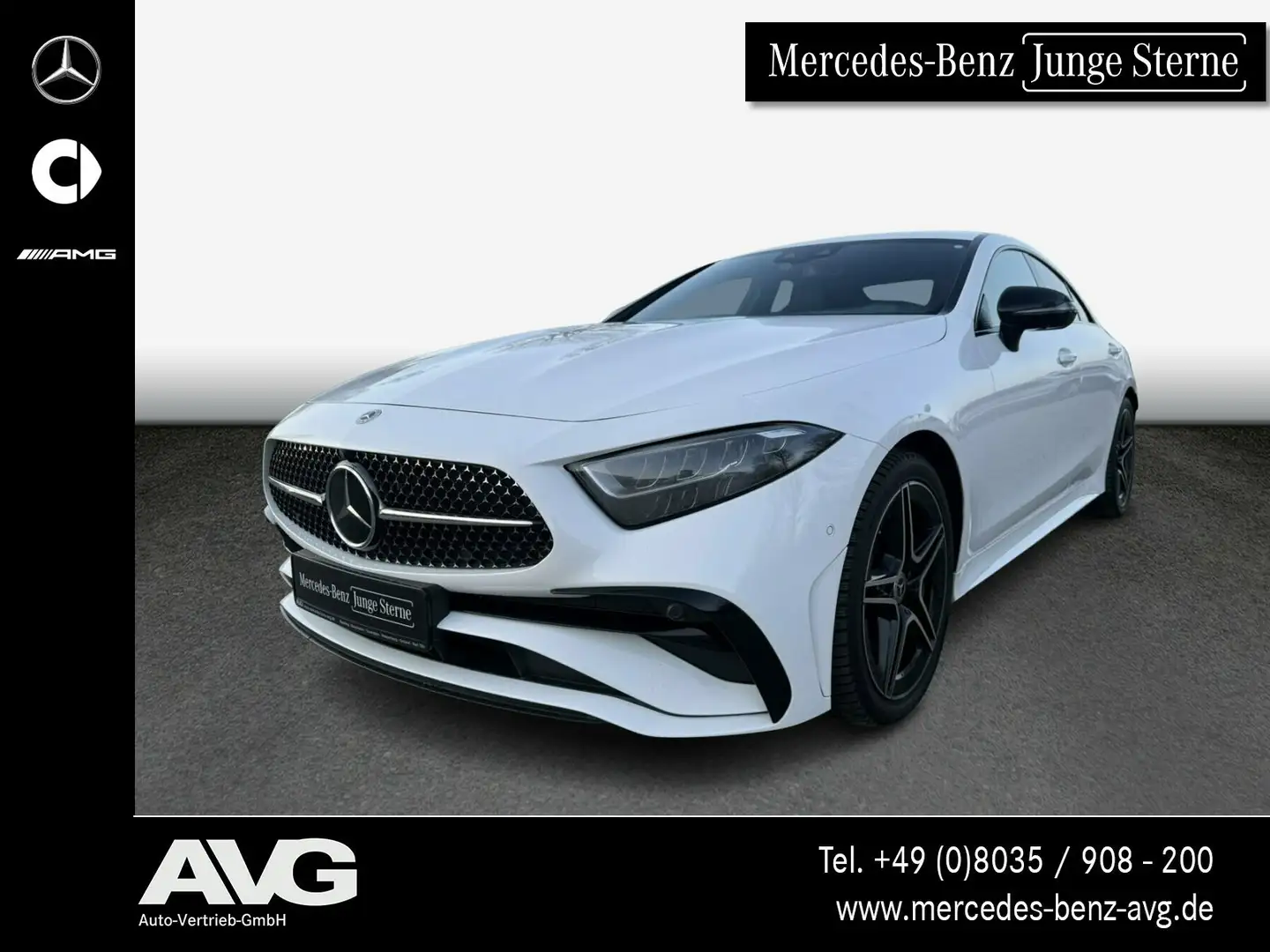 Mercedes-Benz CLS 400 CLS 400 d 4M AMG Memory 360° Burm. Distr. Night Weiß - 1
