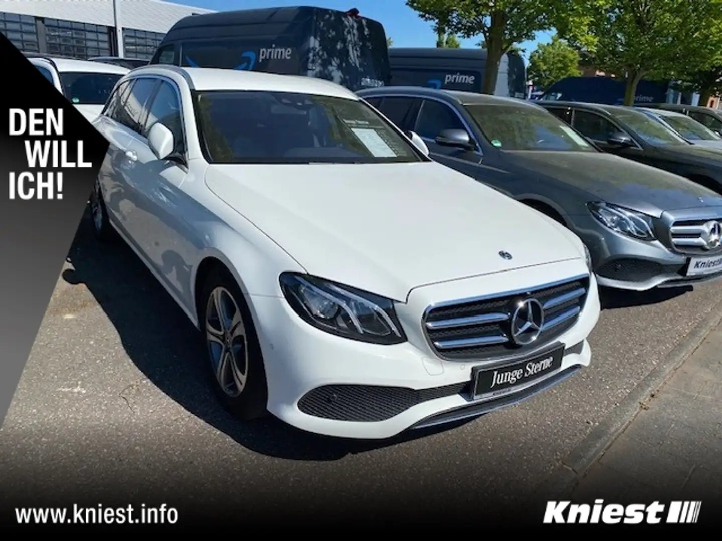 Mercedes-Benz E 220 T d Avantgarde Business 360° Sidebag hinten Bianco - 1