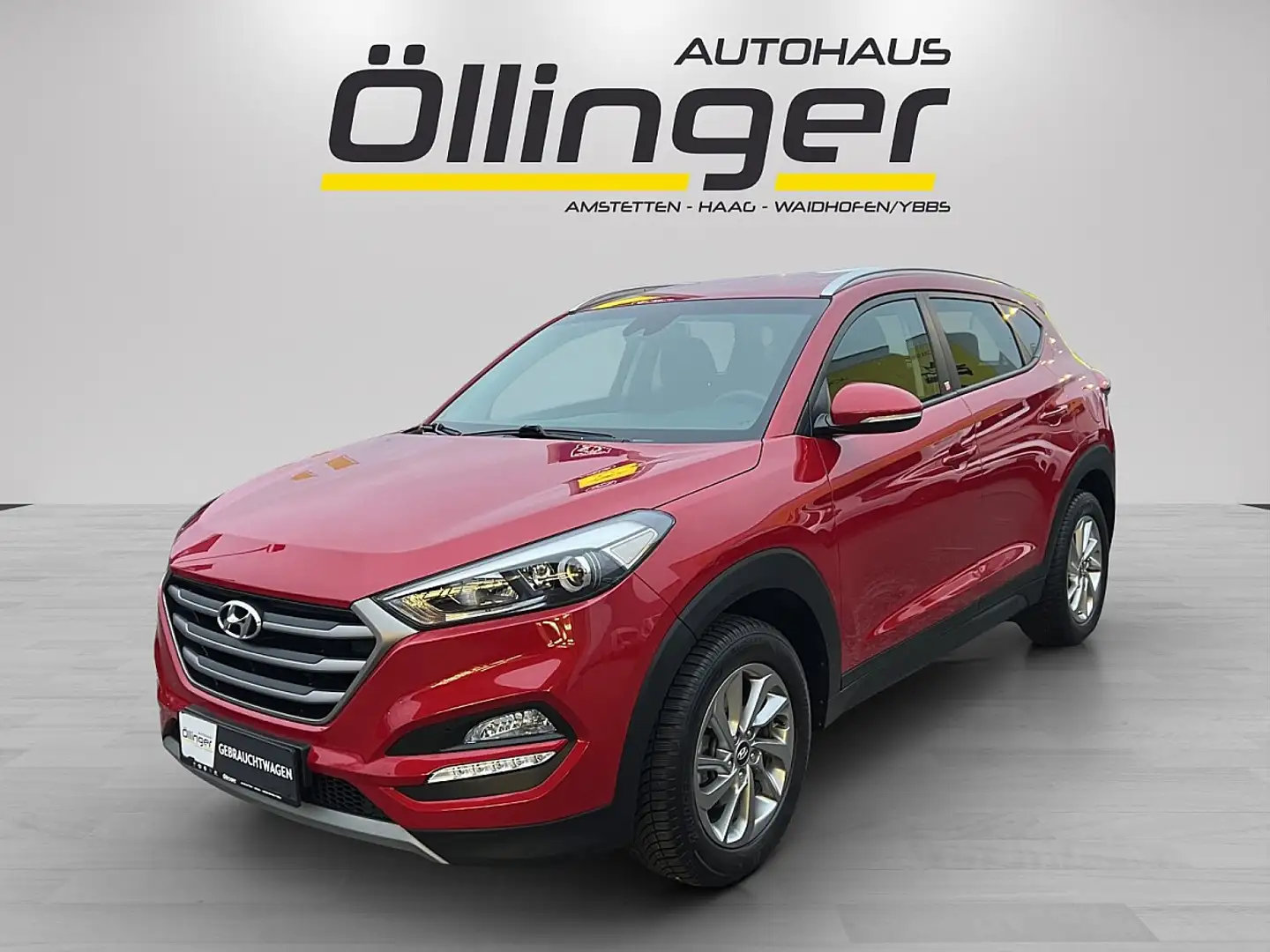 Hyundai TUCSON Tucson 2,0 CRDI 4WD Platin Aut. Rouge - 1