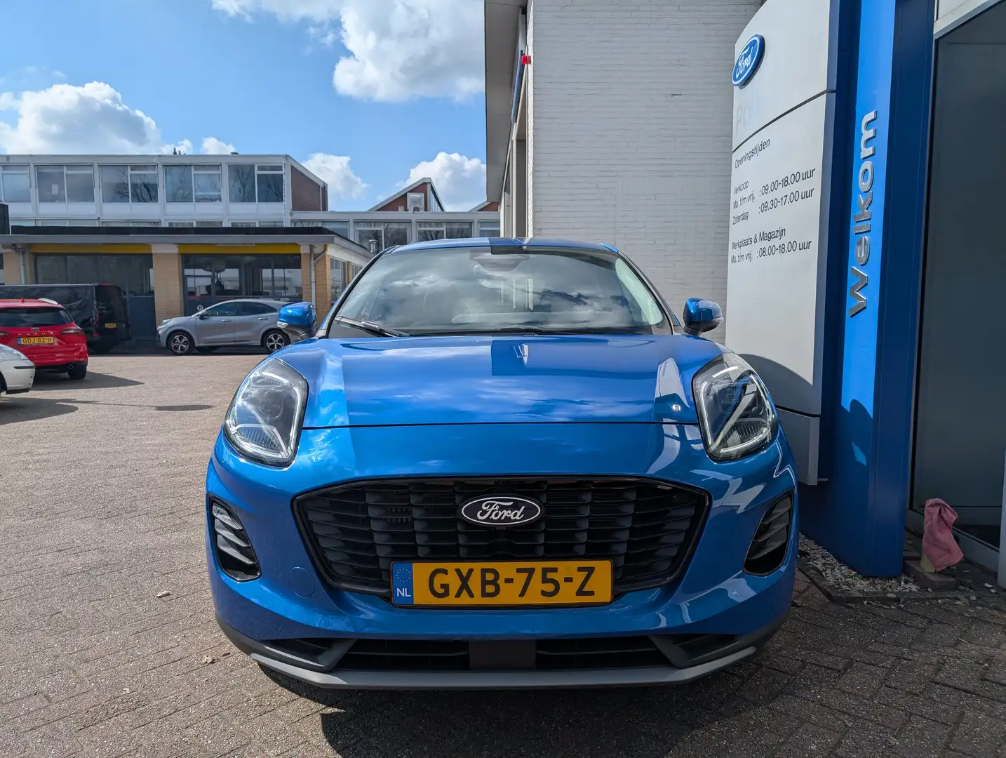 Ford Puma 1.0 EcoBoost Hybrid Titanium 125pk | Winterpack  | Blauw - 2